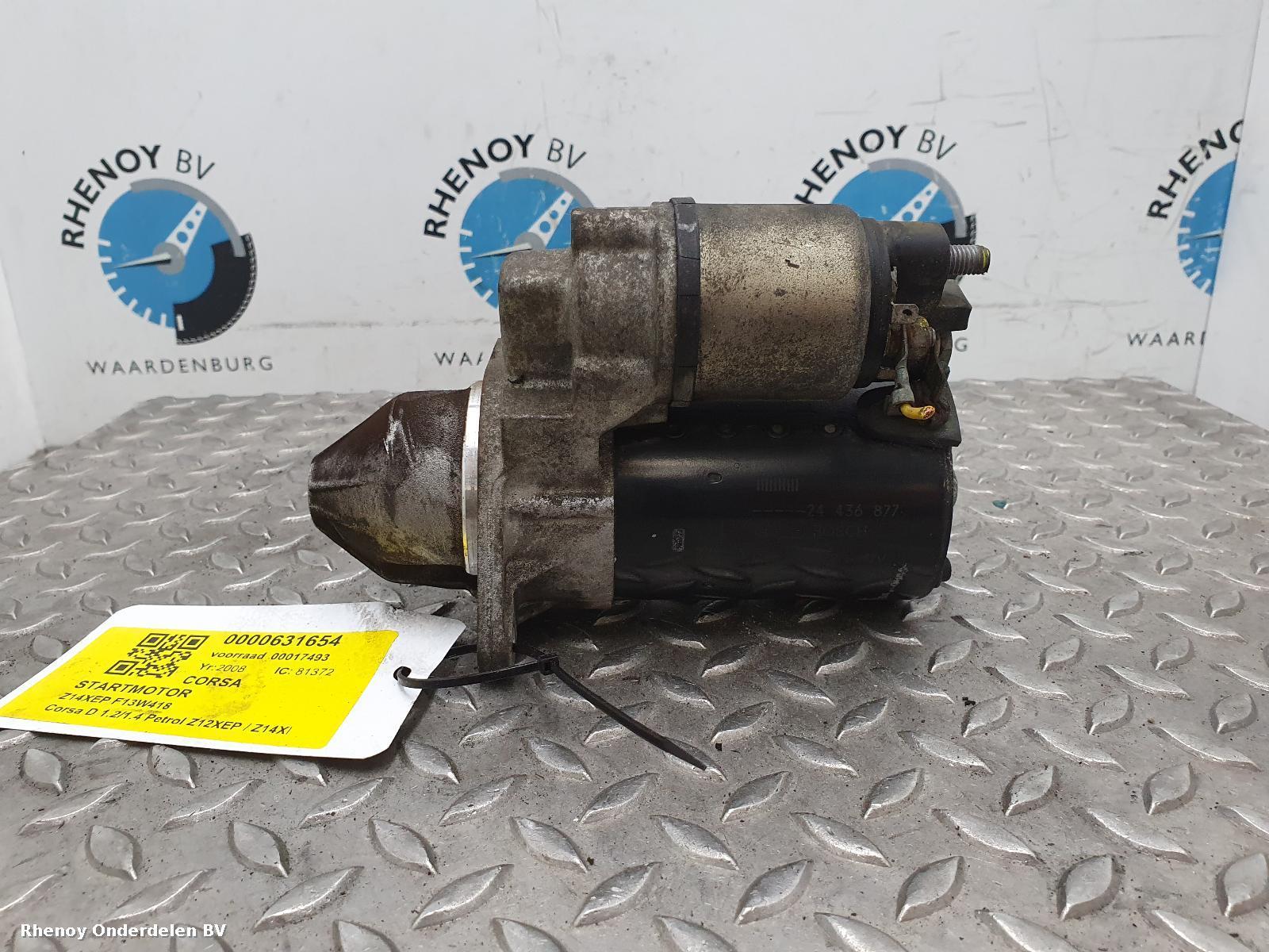 View Auto part STARTMOTOR OPEL / VAUXHALL CORSA 2008
