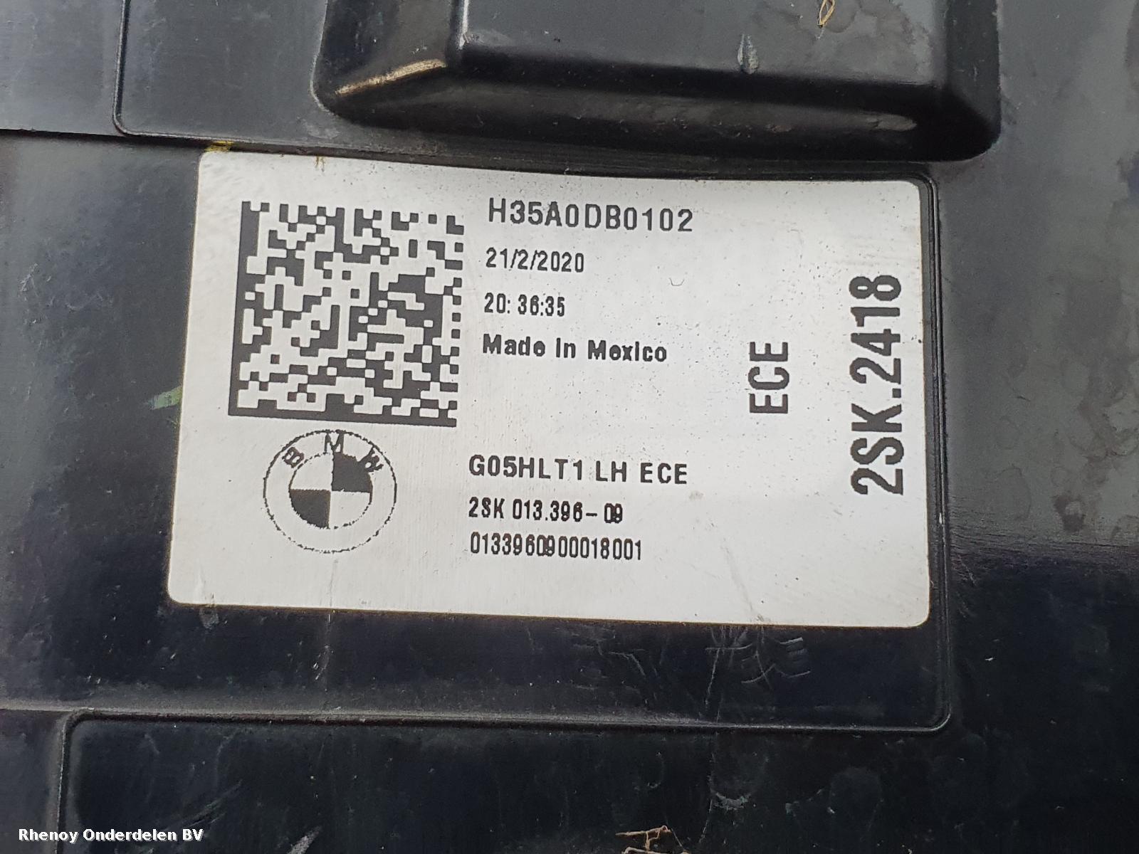 View Auto part ACHTERLICHT L BMW X5 2020