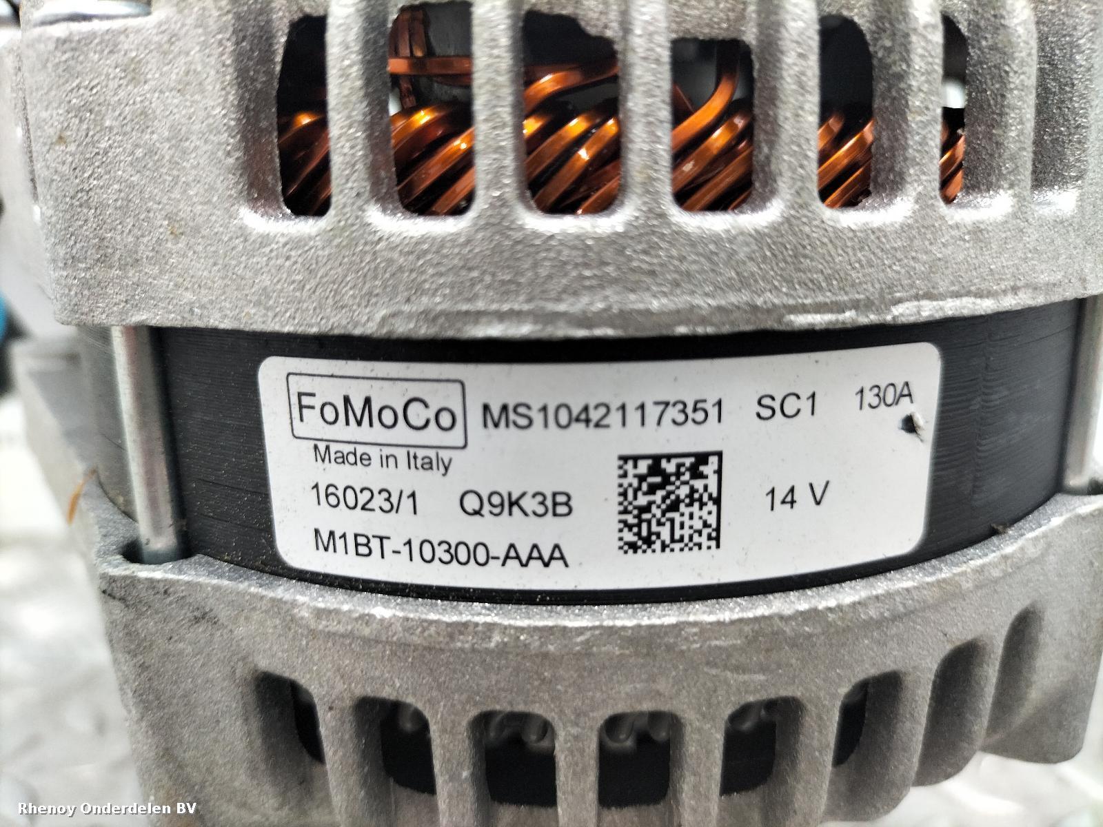 View Auto part DYNAMO FORD FIESTA 2023