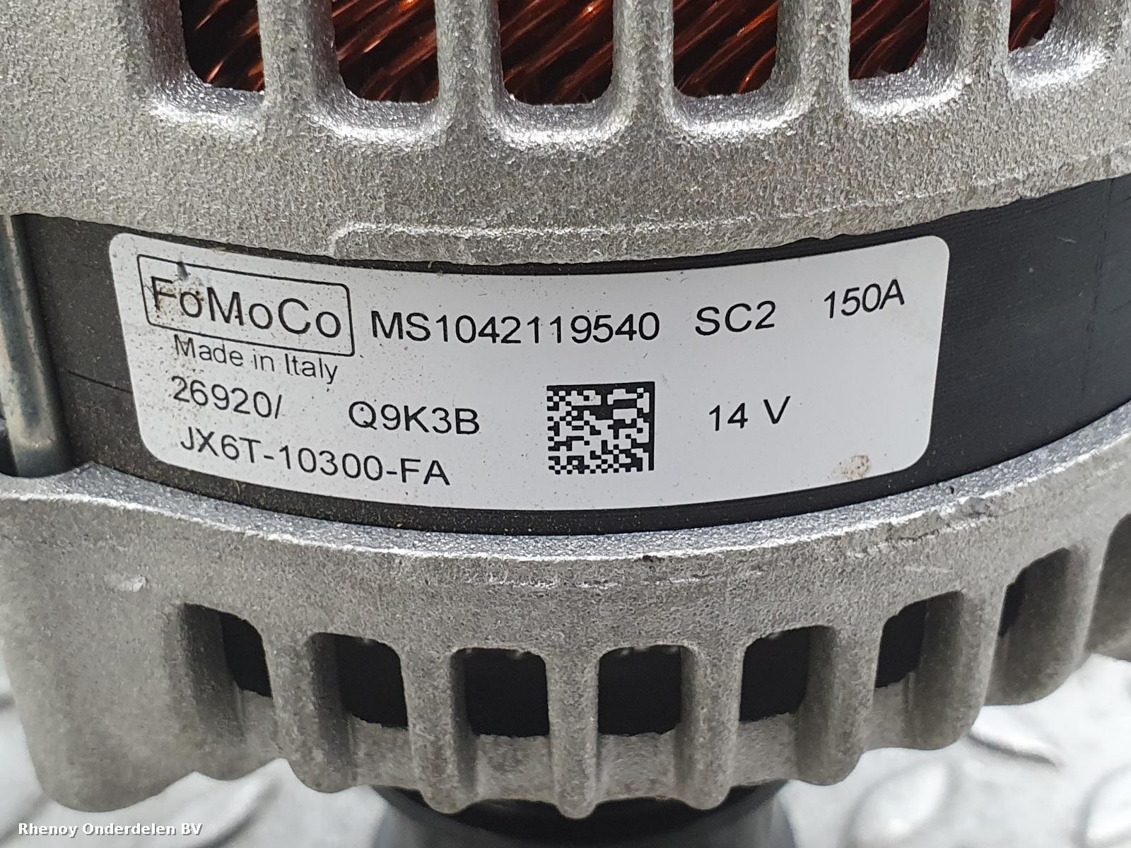 View Auto part DYNAMO FORD TRANSIT CONNECT 2020
