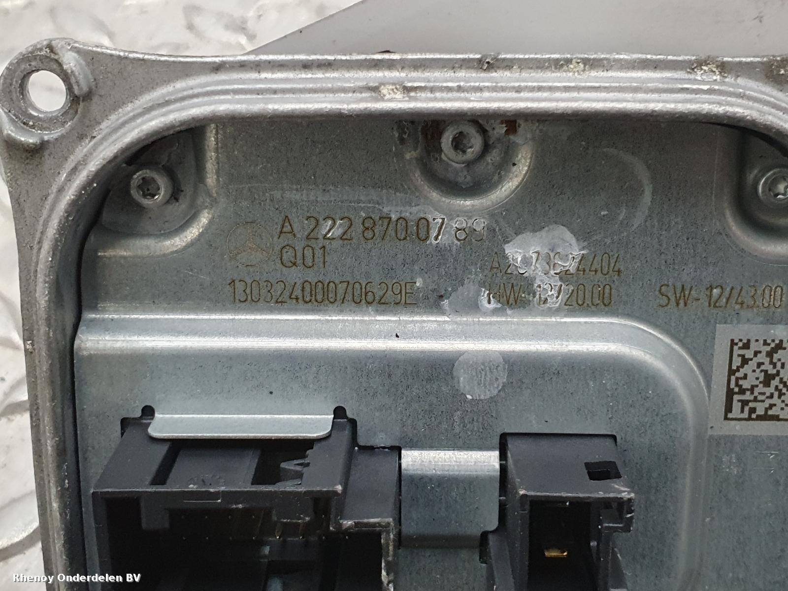 View Auto part XENON STUURAPPARAAT MERCEDES E CLASS 2013