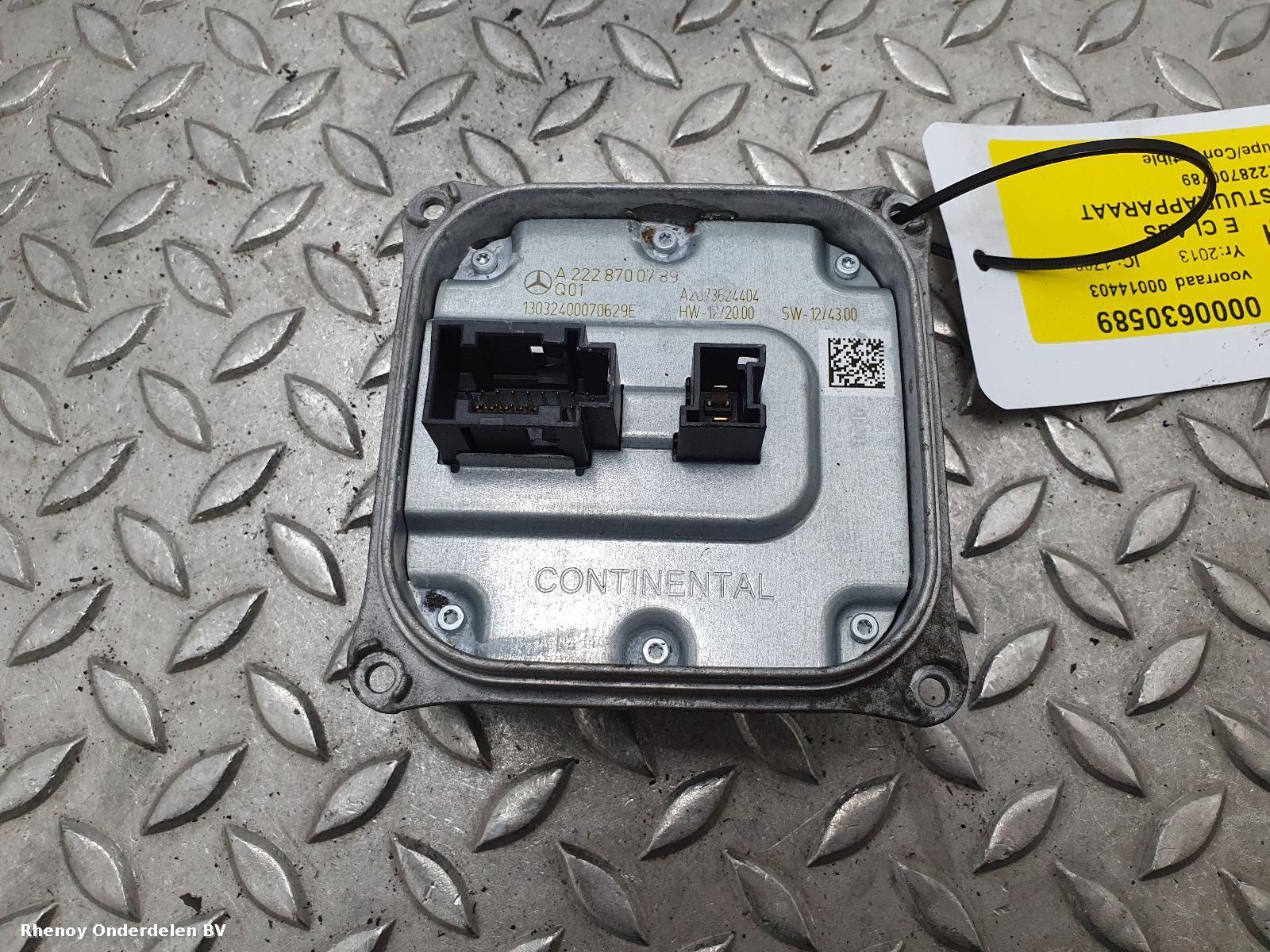 View Auto part XENON STUURAPPARAAT MERCEDES E CLASS 2013