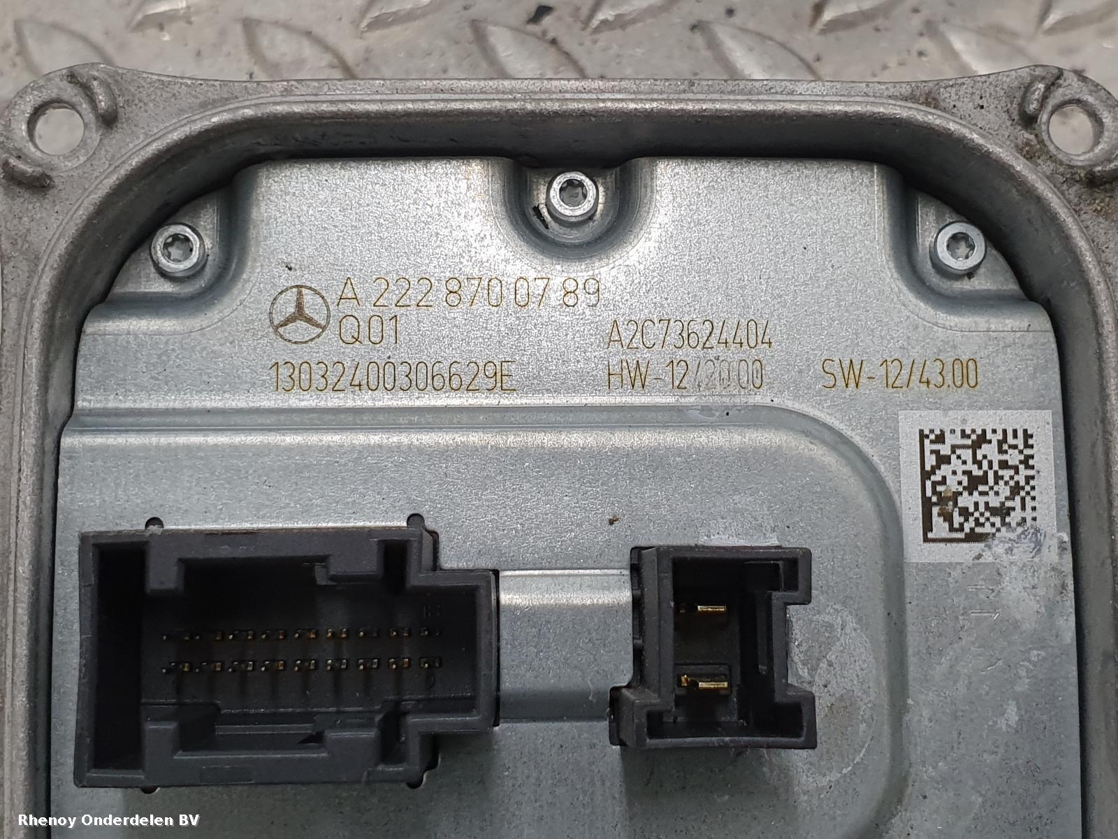 View Auto part XENON STUURAPPARAAT MERCEDES E CLASS 2013