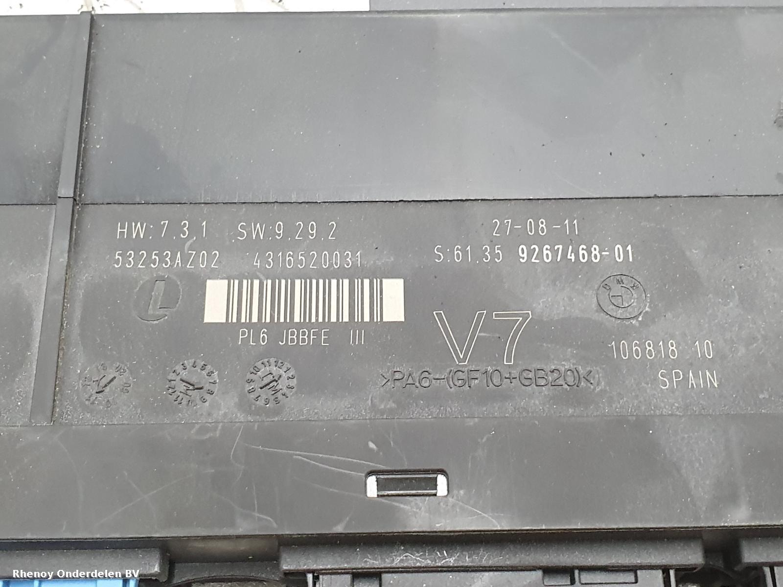 View Auto part COMPUTER ECU BMW 5 SERIES 2011