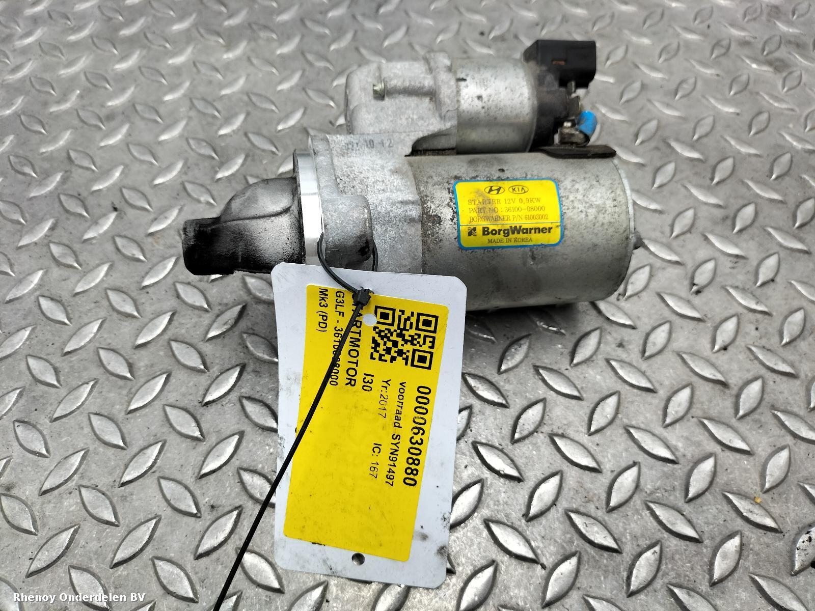 Bekijk Auto-onderdeel STARTMOTOR HYUNDAI I30 2017