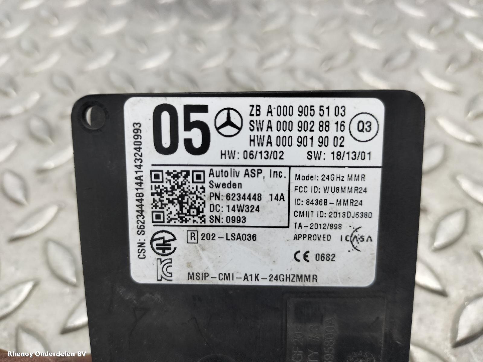 View Auto part SENSOR RADAR MERCEDES B CLASS 2013