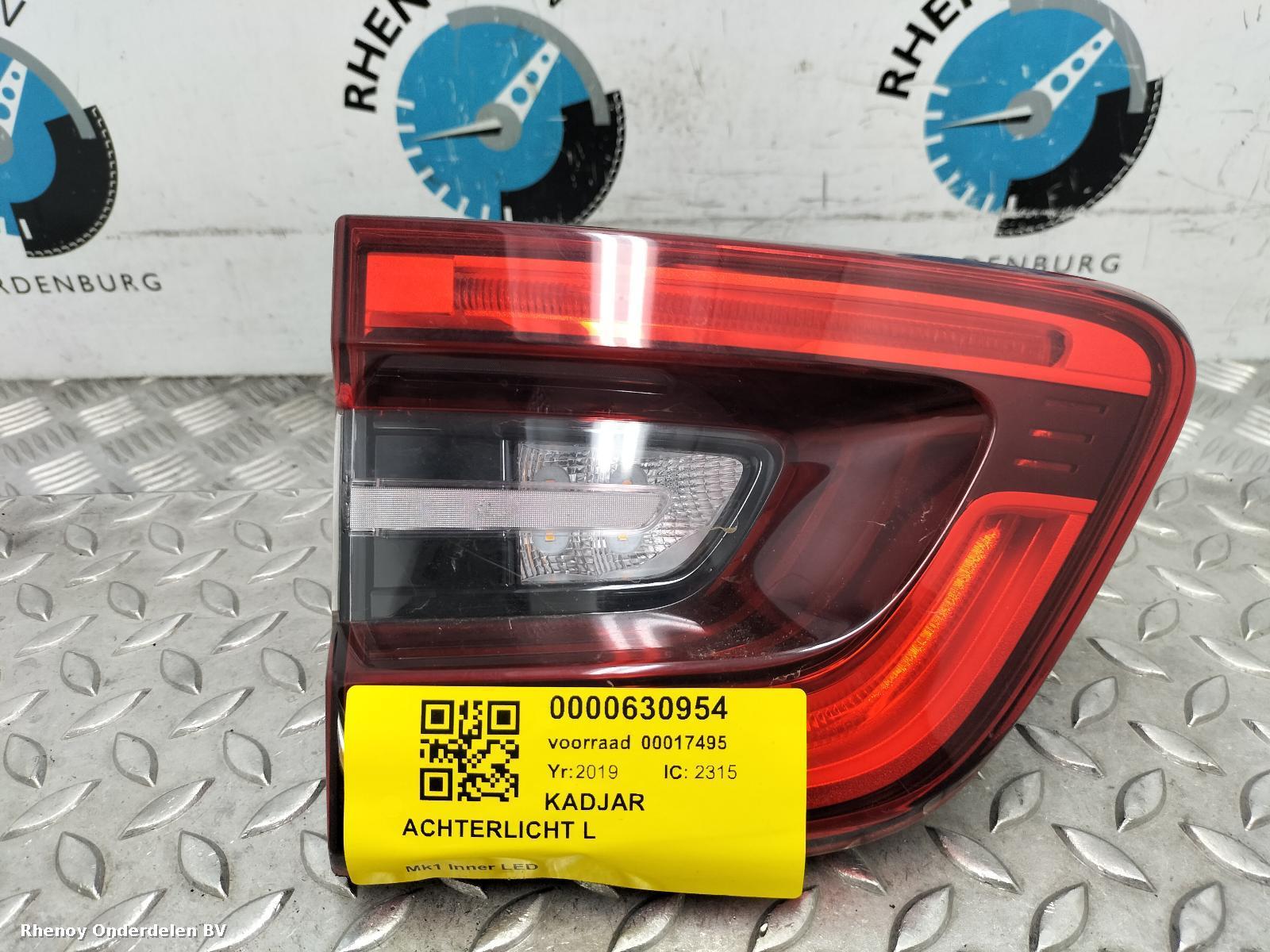 Bekijk Auto-onderdeel ACHTERLICHT L RENAULT KADJAR 2019