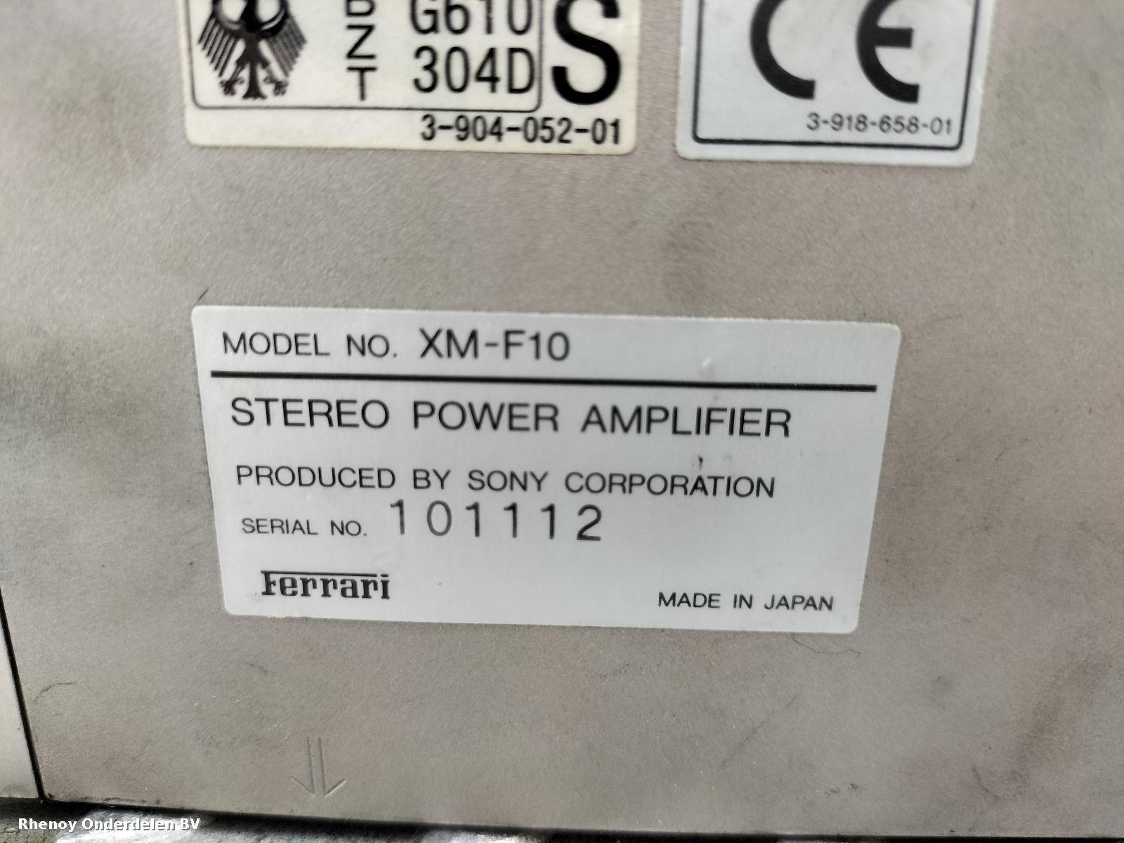 View Auto part VERSTERKER UNIT AUDIO FERRARI 456 1997