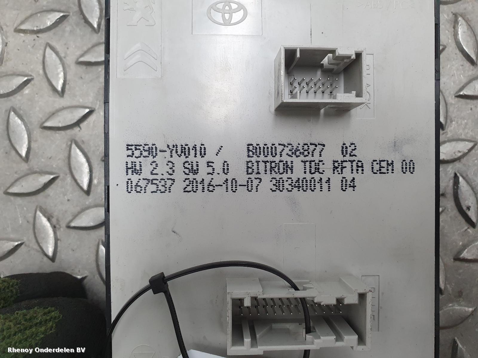View Auto part KACHEL BEDIENINGSPANEEL CITROEN C1 2016