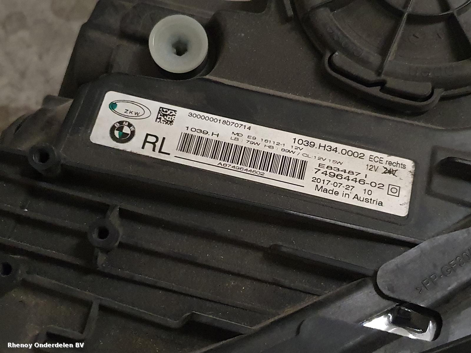 View Auto part VOORKOP COMPLEET BMW 6 SERIES GRAN TURISMO (GT) 2017