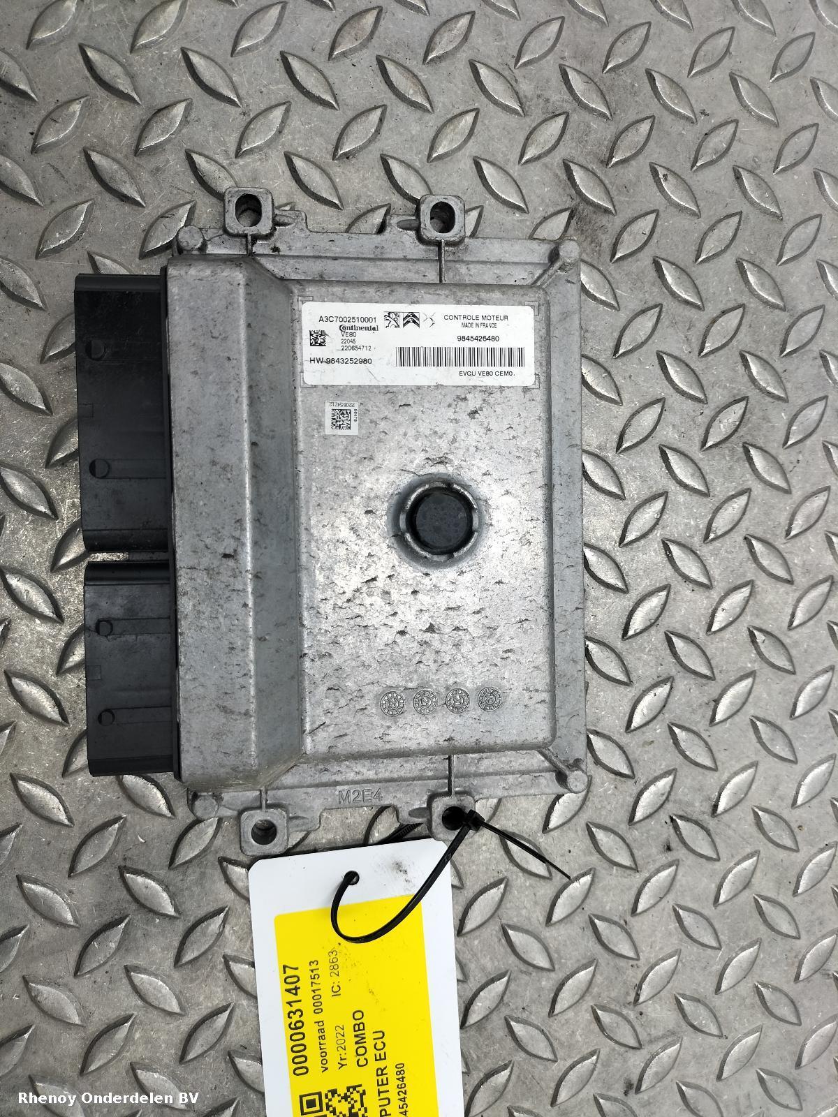 View Auto part COMPUTER ECU OPEL / VAUXHALL COMBO 2022