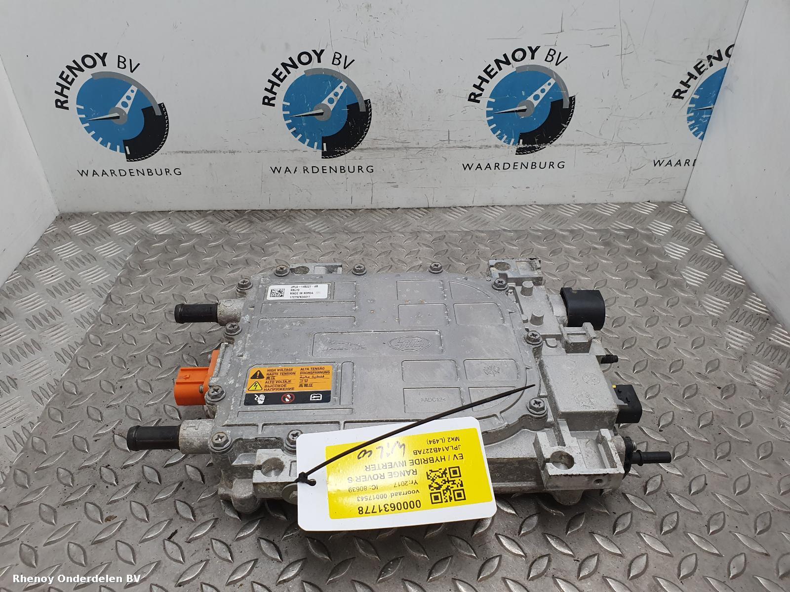 Bekijk Auto-onderdeel EV / HYBRIDE ELEKTRONISCHE OMVORMER LAND ROVER RANGE ROVER SPORT 2017