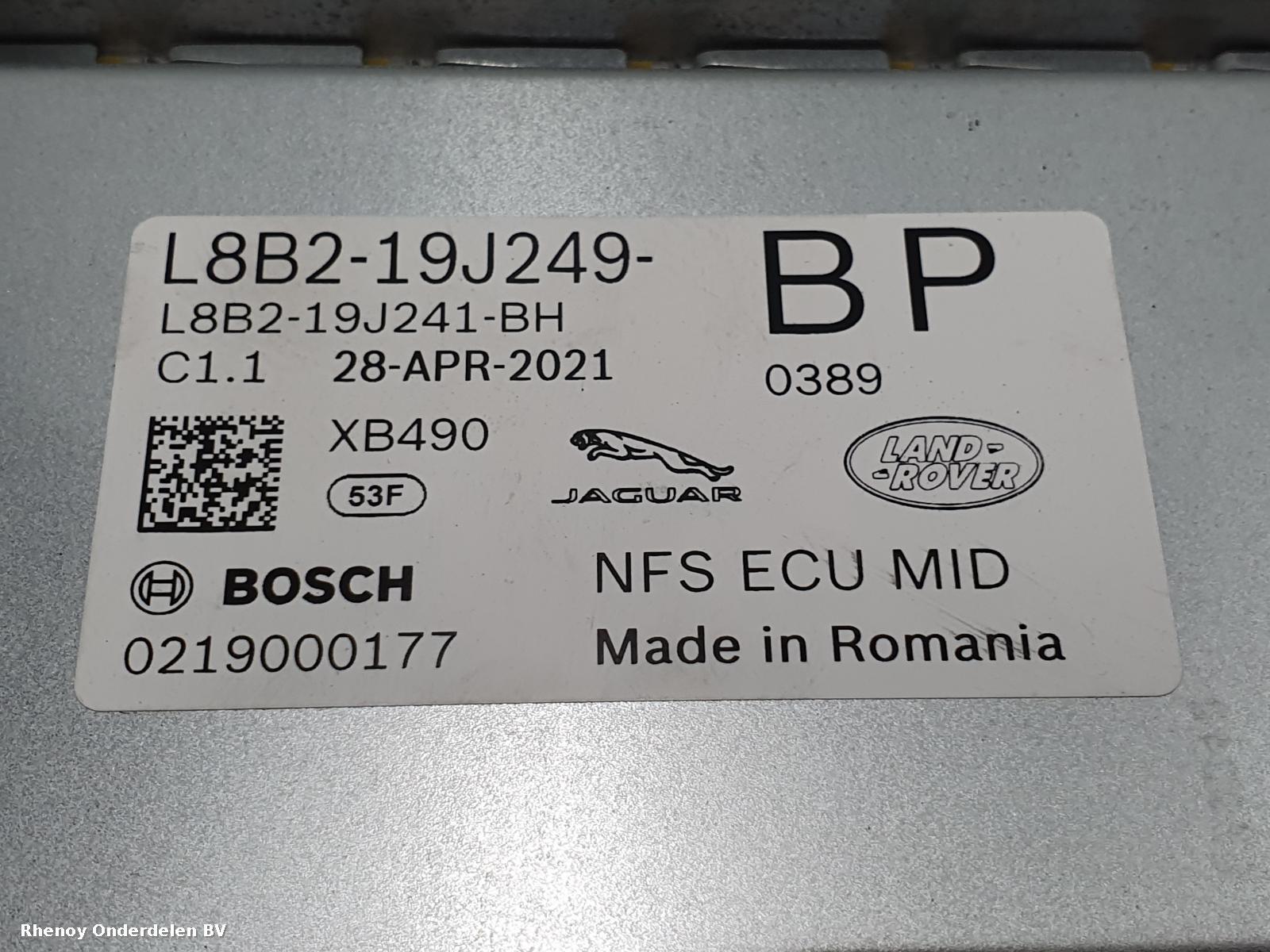 View Auto part COMPUTER ECU JAGUAR I-PACE 2021