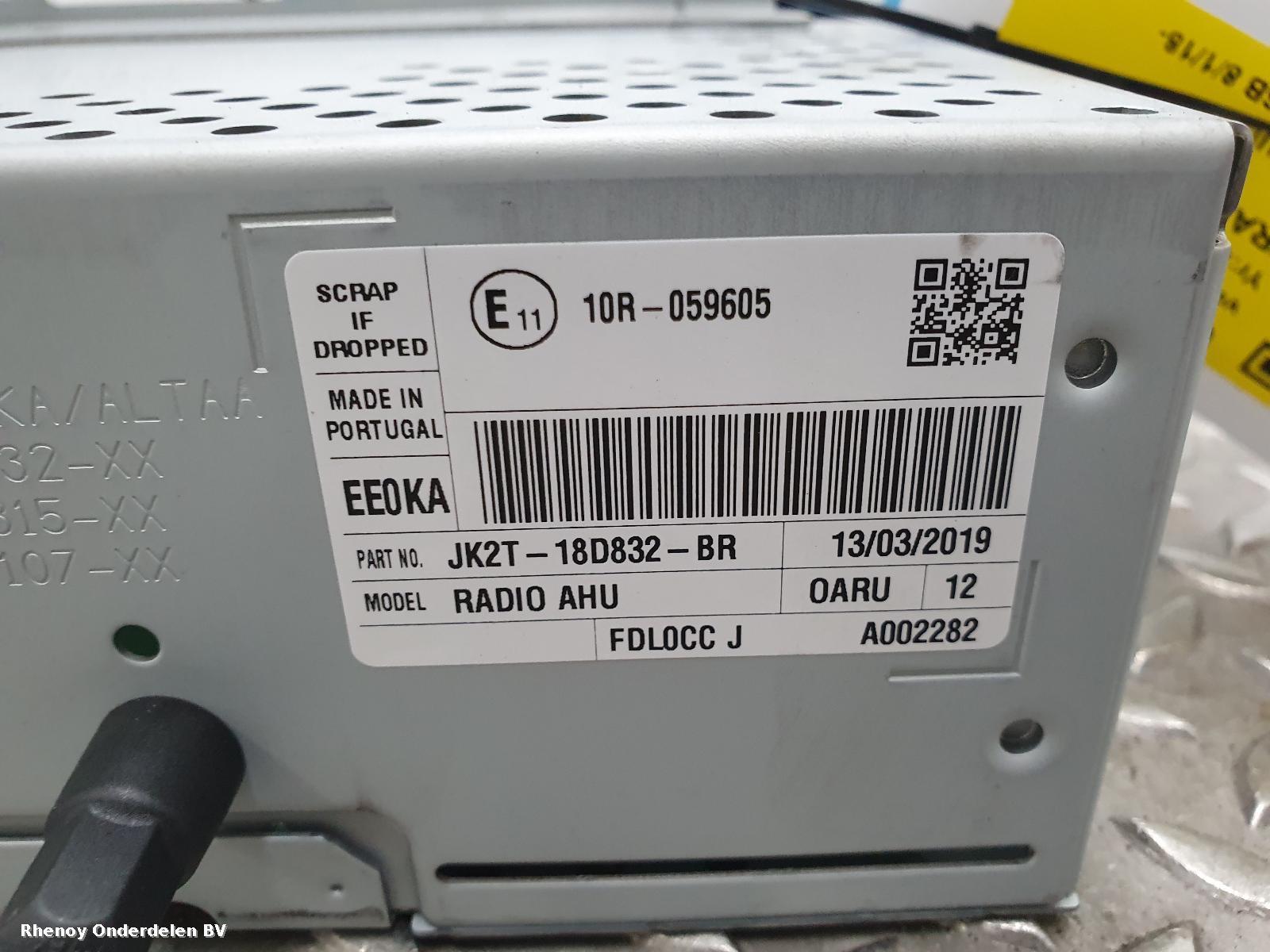 View Auto part A/V Equipment FORD TRANSIT CUSTOM 2019