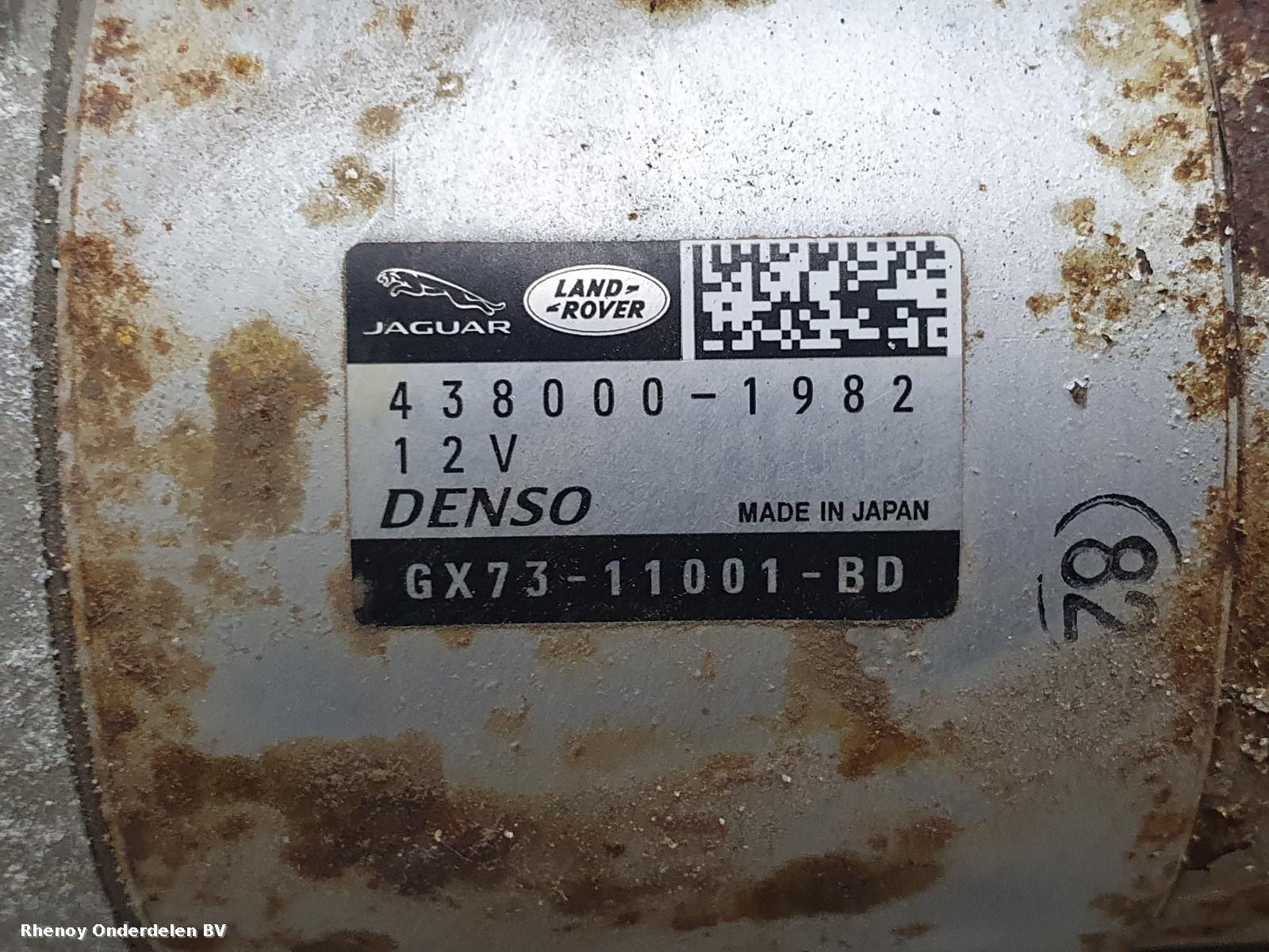 View Auto part STARTMOTOR JAGUAR XE 2017