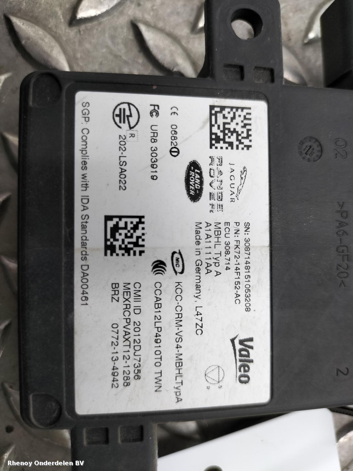 View Auto part SENSOR RADAR LAND ROVER DISCOVERY SPORT 2015