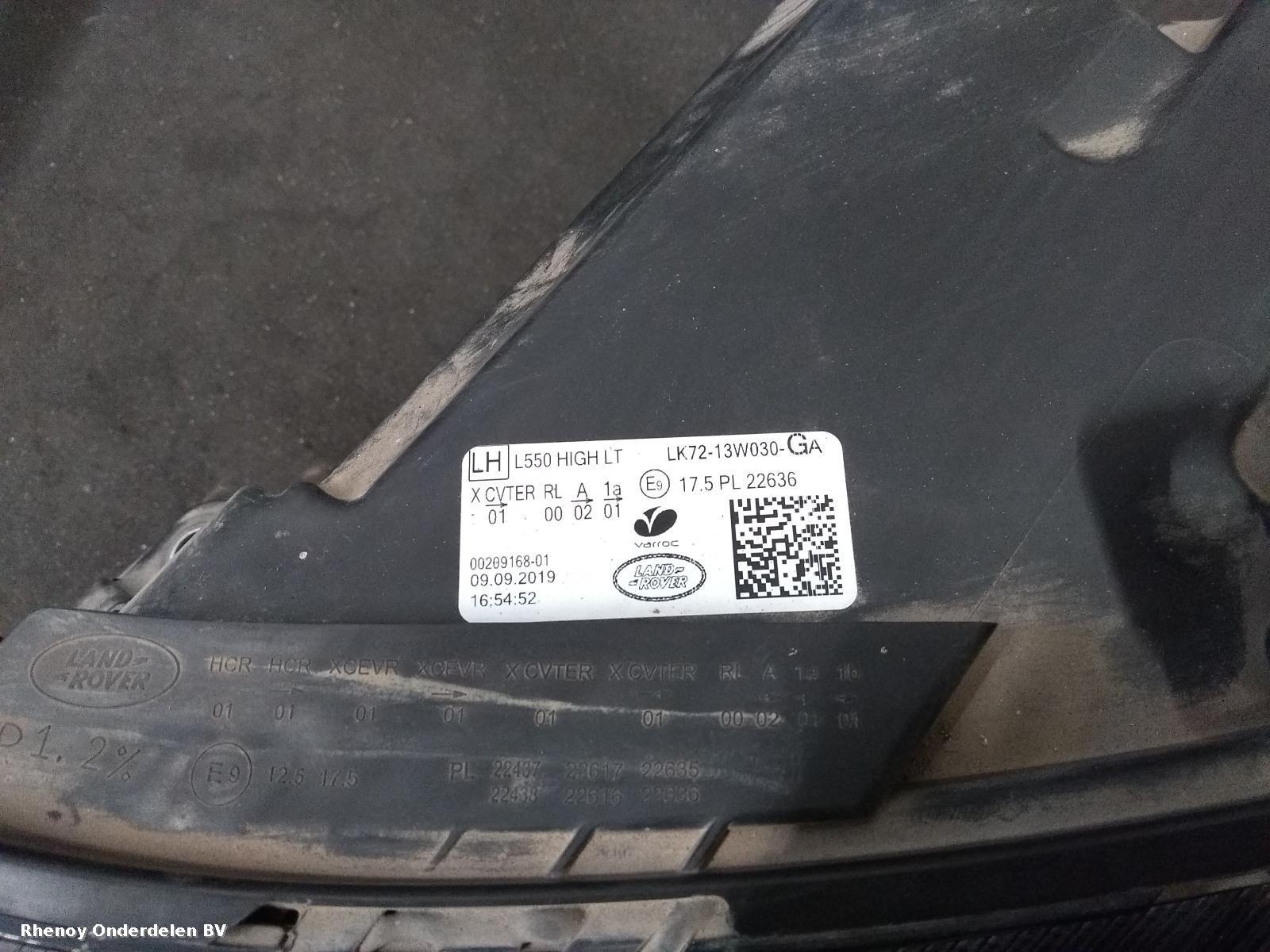 View Auto part VOORKOP COMPLEET LAND ROVER DISCOVERY SPORT 2019