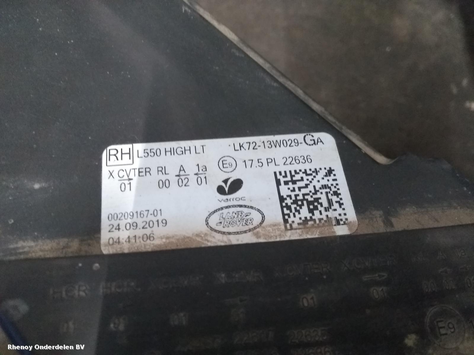 View Auto part VOORKOP COMPLEET LAND ROVER DISCOVERY SPORT 2019