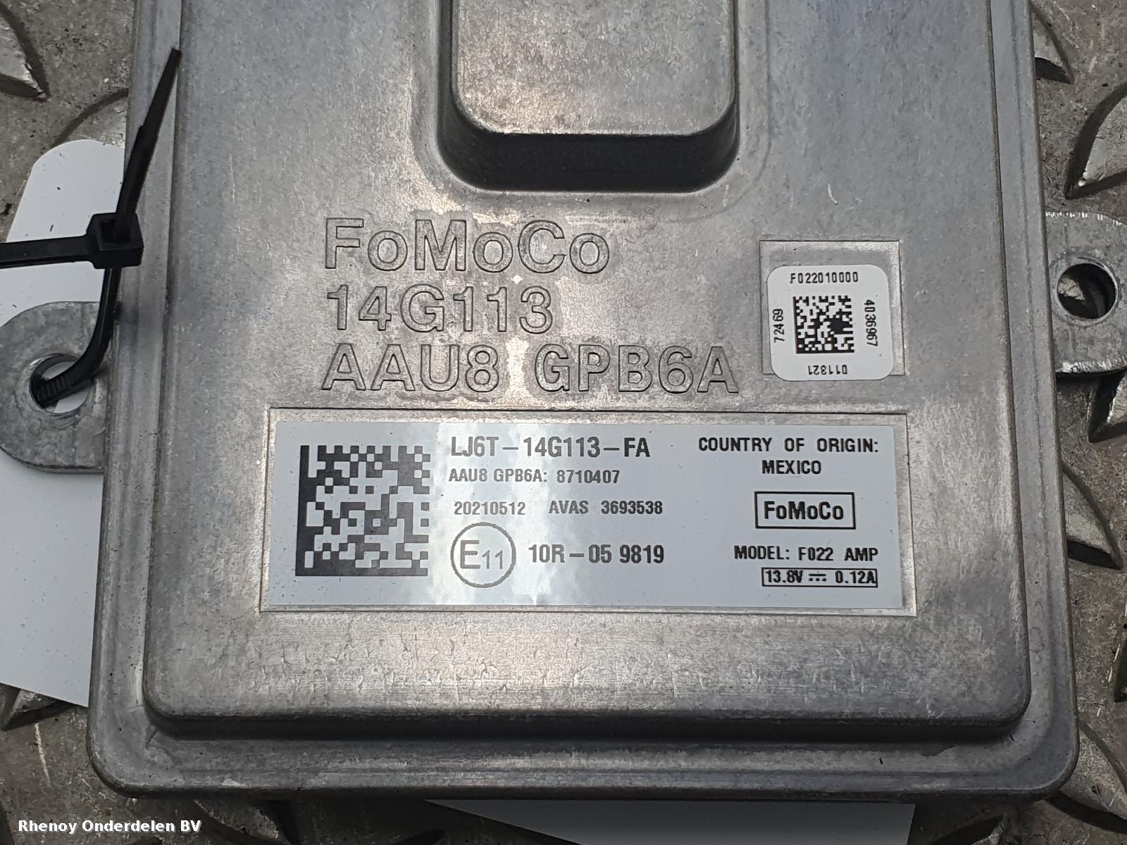 2021 FORD KUGA COMPUTER ECU View Auto part COMPUTER ECU FORD KUGA 2021
