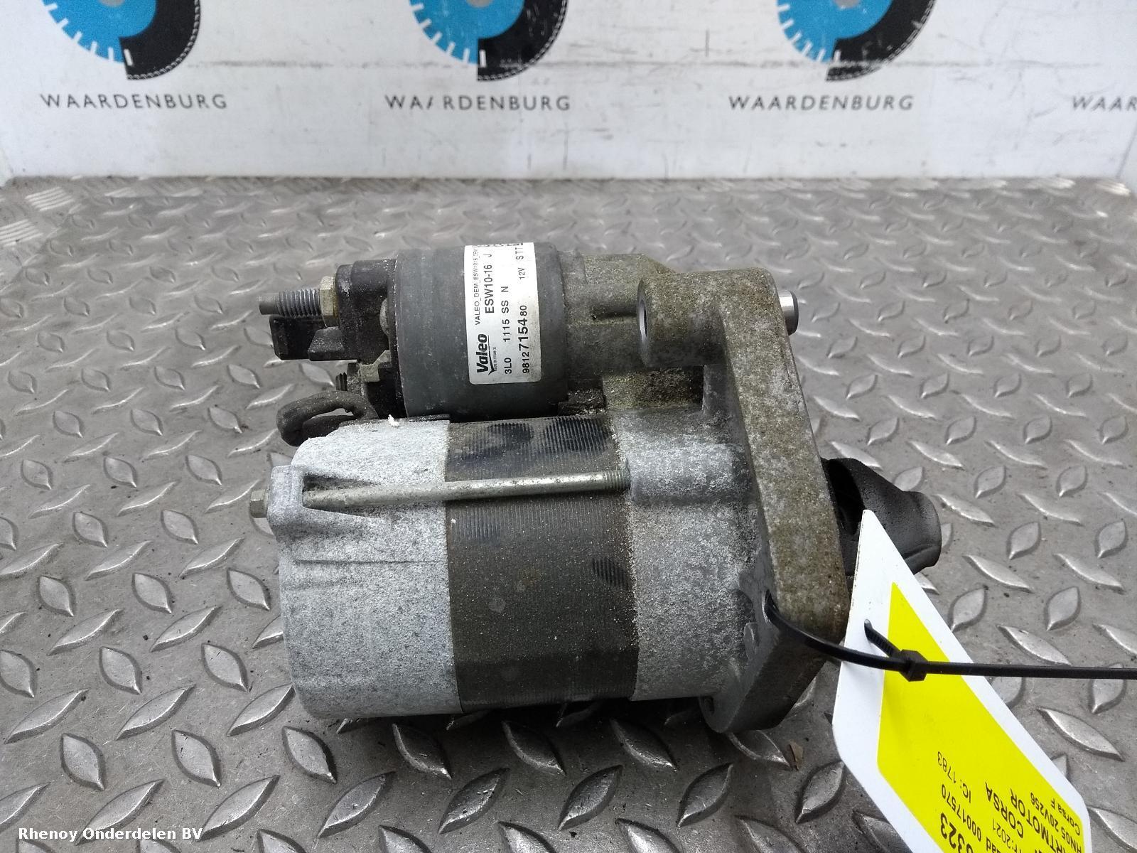 2021 OPEL / VAUXHALL CORSA STARTMOTOR View Auto part STARTMOTOR OPEL / VAUXHALL CORSA 2021