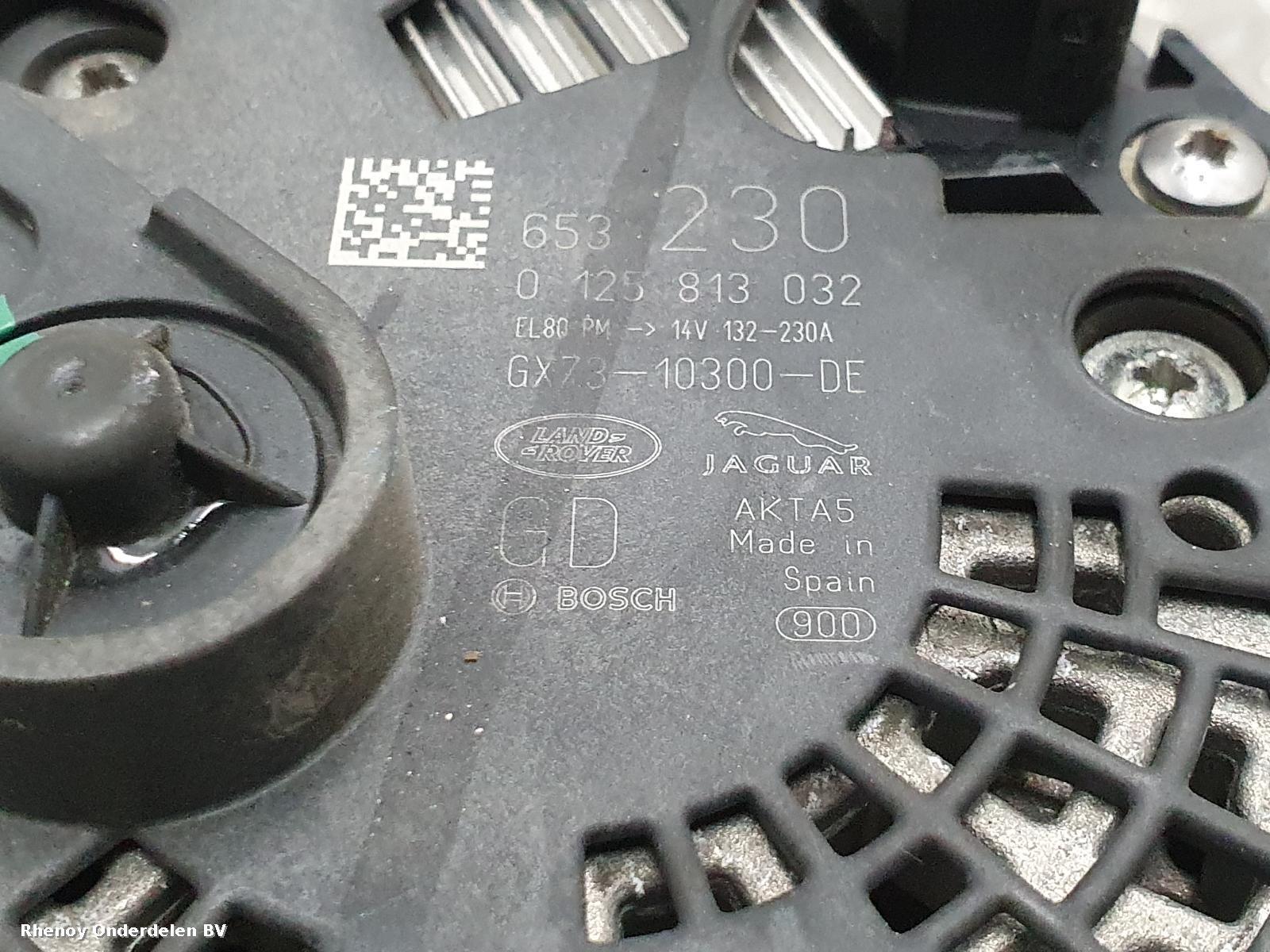 View Auto part DYNAMO LAND ROVER DISCOVERY 2017