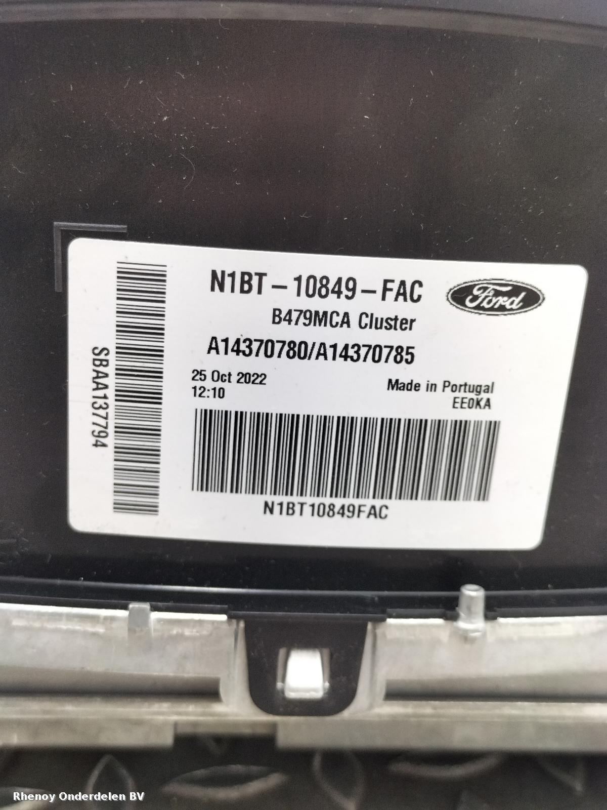 View Auto part KLOKKENPANEEL FORD PUMA 2023