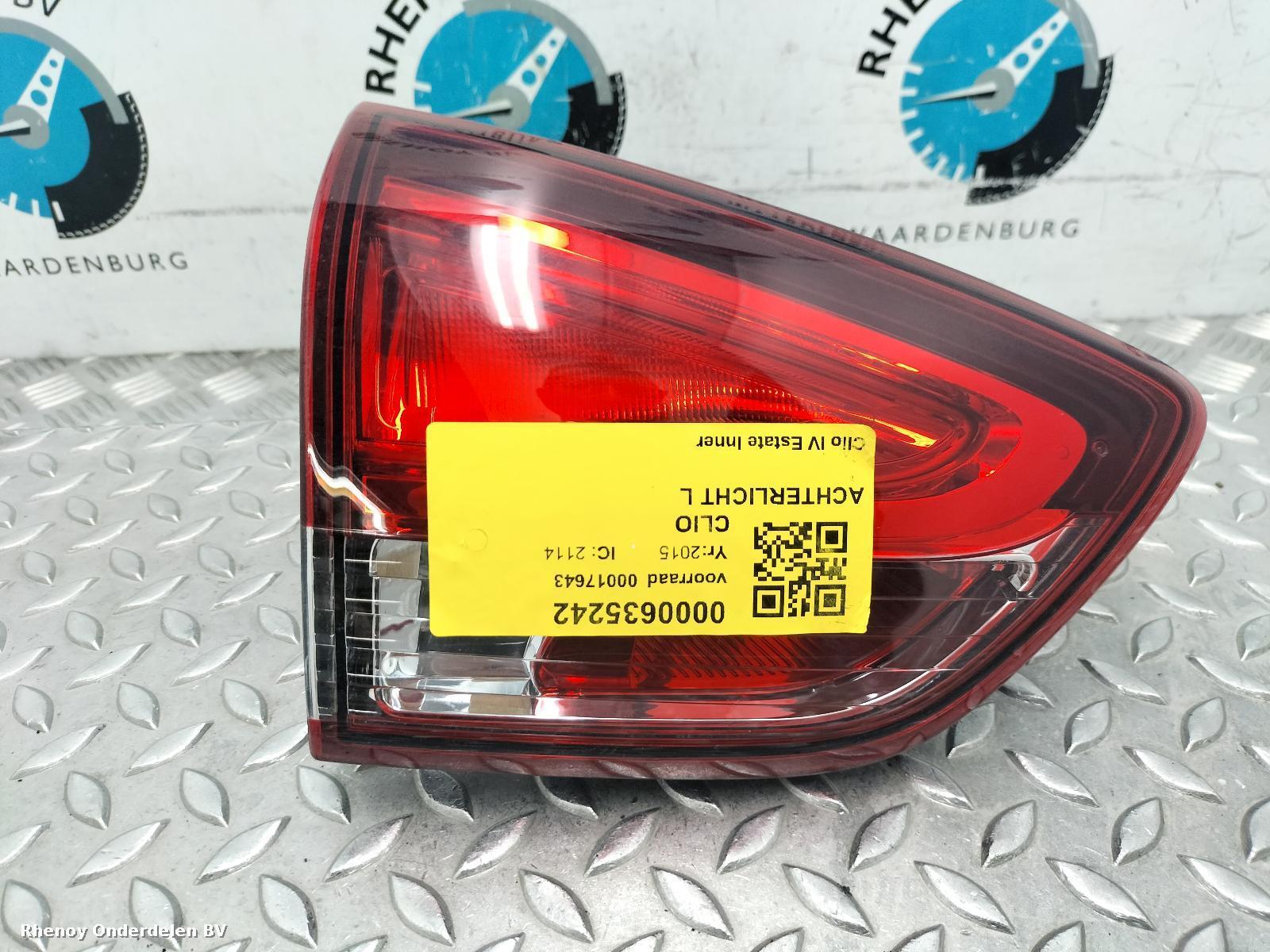 Bekijk Auto-onderdeel ACHTERLICHT L RENAULT CLIO 2015