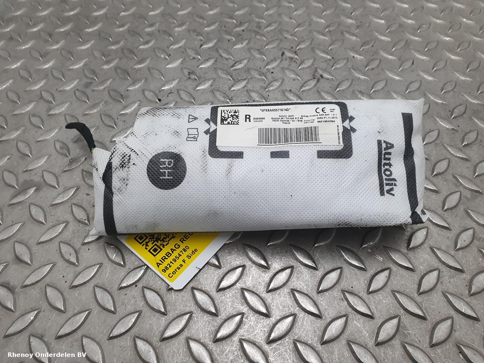 Bekijk Auto-onderdeel AIRBAG RECHTS OPEL / VAUXHALL CORSA 2021