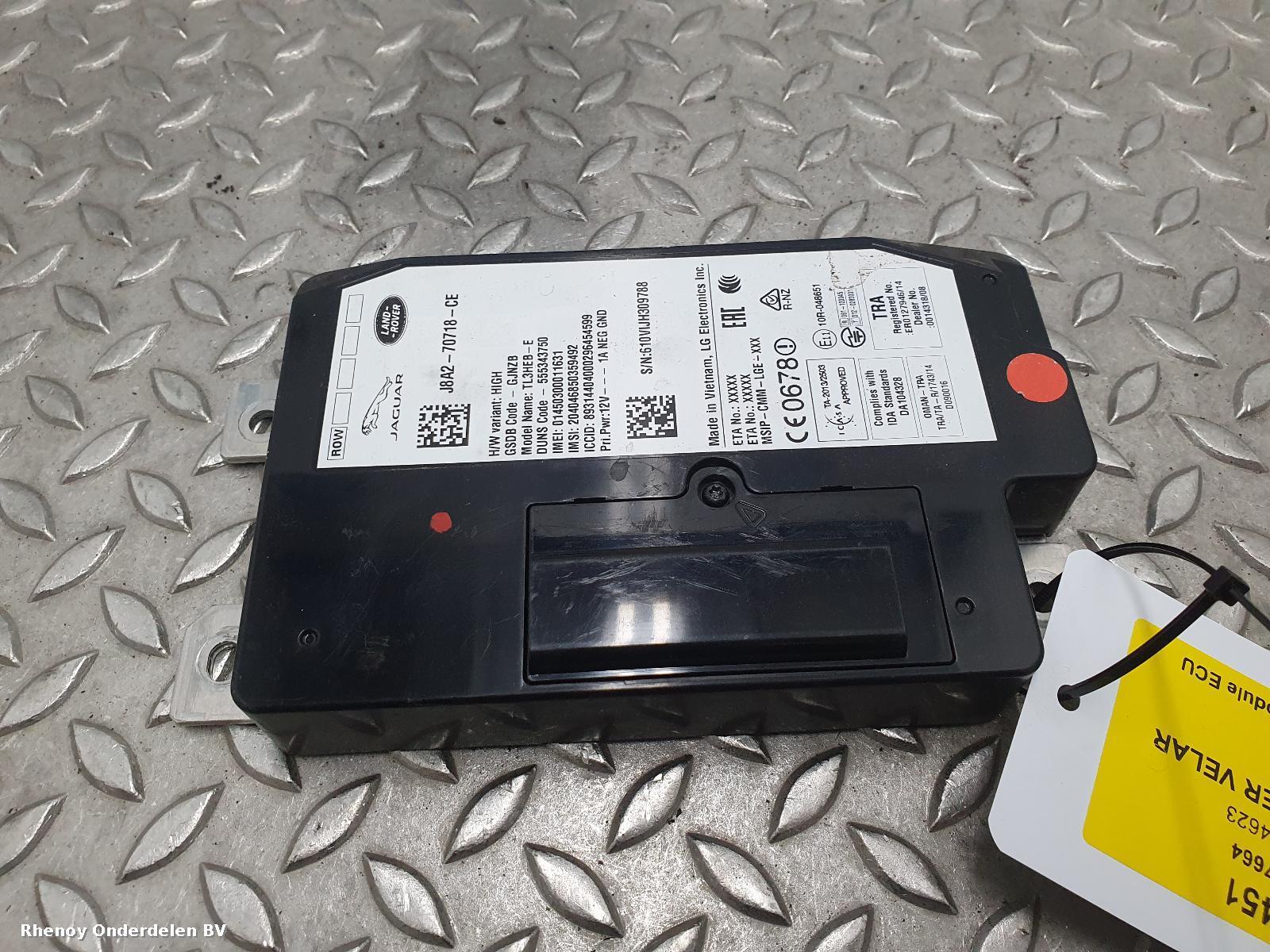 Bekijk Auto-onderdeel COMPUTER ECU LAND ROVER RANGE ROVER VELAR 2017