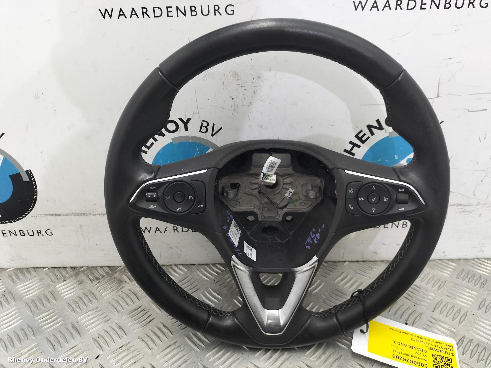 View Auto part Steering Wheel VAUXHALL / OPEL GRANDLAND X 2021