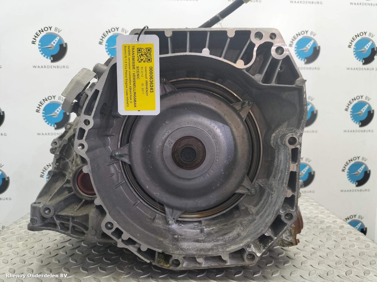 View Auto part Gearbox RENAULT SCENIC 2019