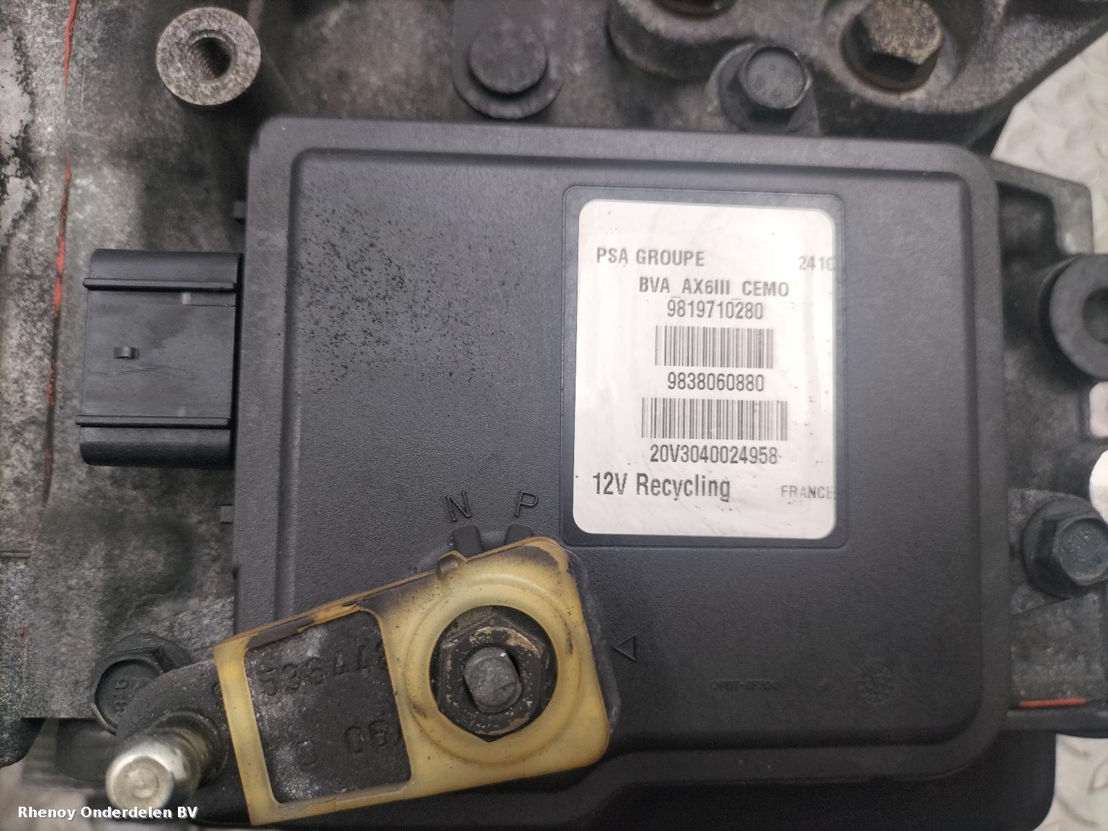 2023 PEUGEOT 3008 TRANSMISSIE / VERSNELLINGSBAK View Auto part TRANSMISSIE / VERSNELLINGSBAK PEUGEOT 3008 2023