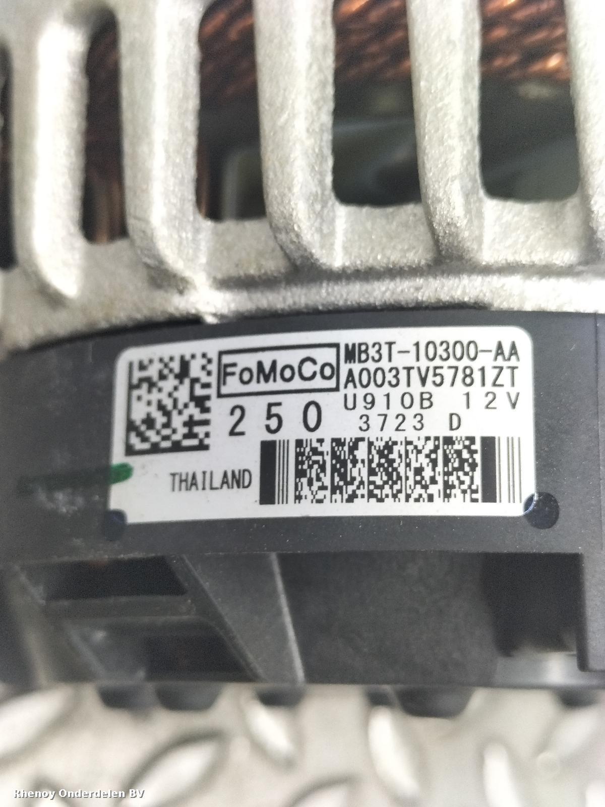 2023 FORD RANGER DYNAMO View Auto part DYNAMO FORD RANGER 2023