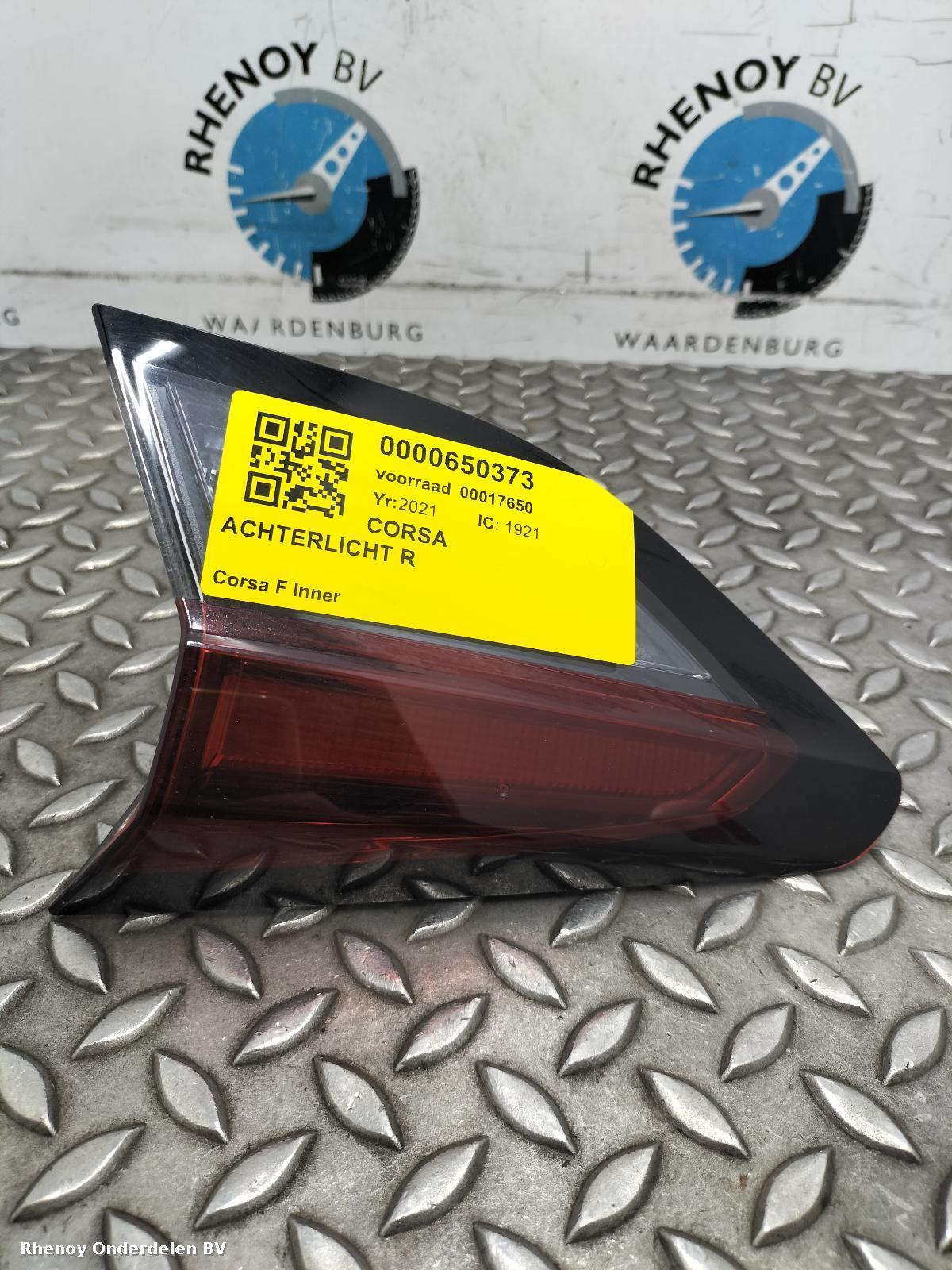 Bekijk Auto-onderdeel ACHTERLICHT R OPEL / VAUXHALL CORSA 2021