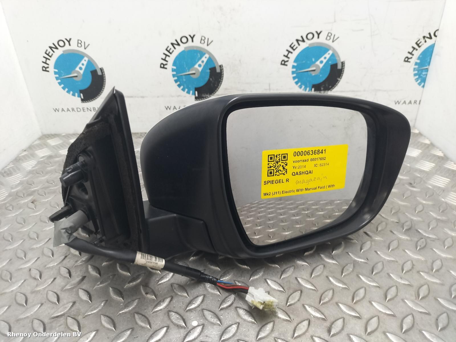 View Auto part R Door Mirror NISSAN QASHQAI 2014