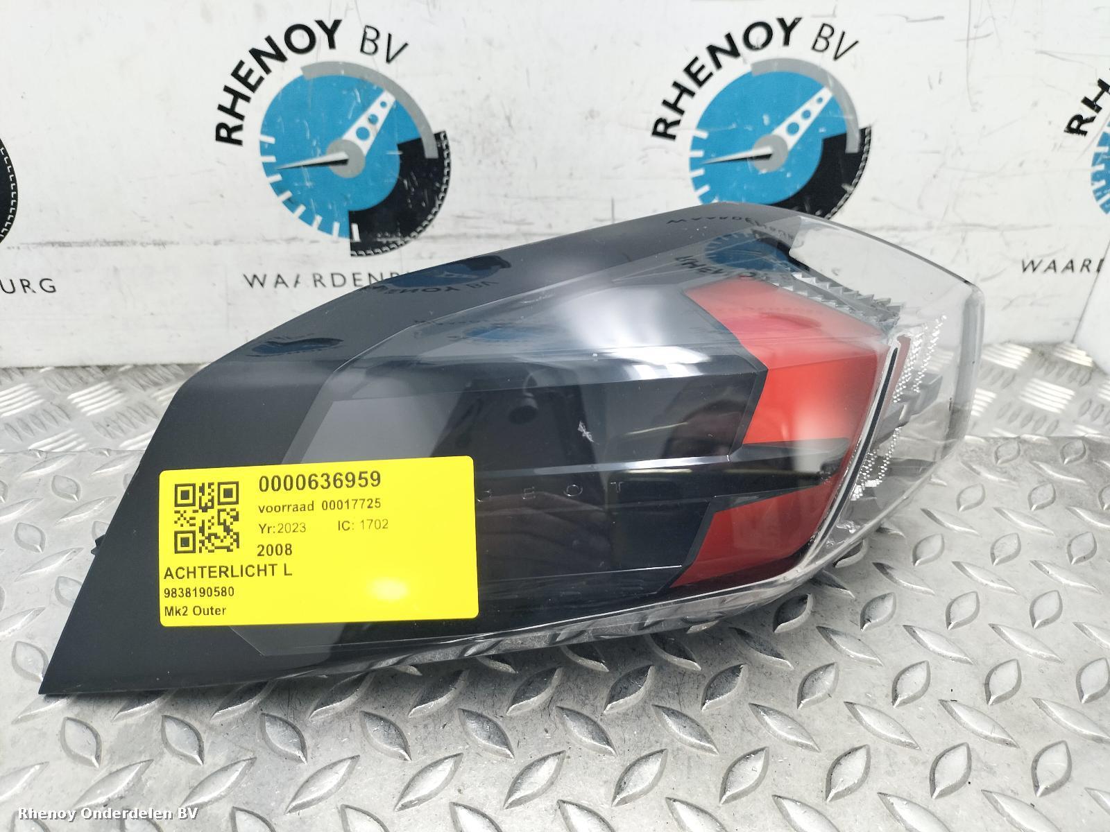 Bekijk Auto-onderdeel ACHTERLICHT L PEUGEOT 2008 2023
