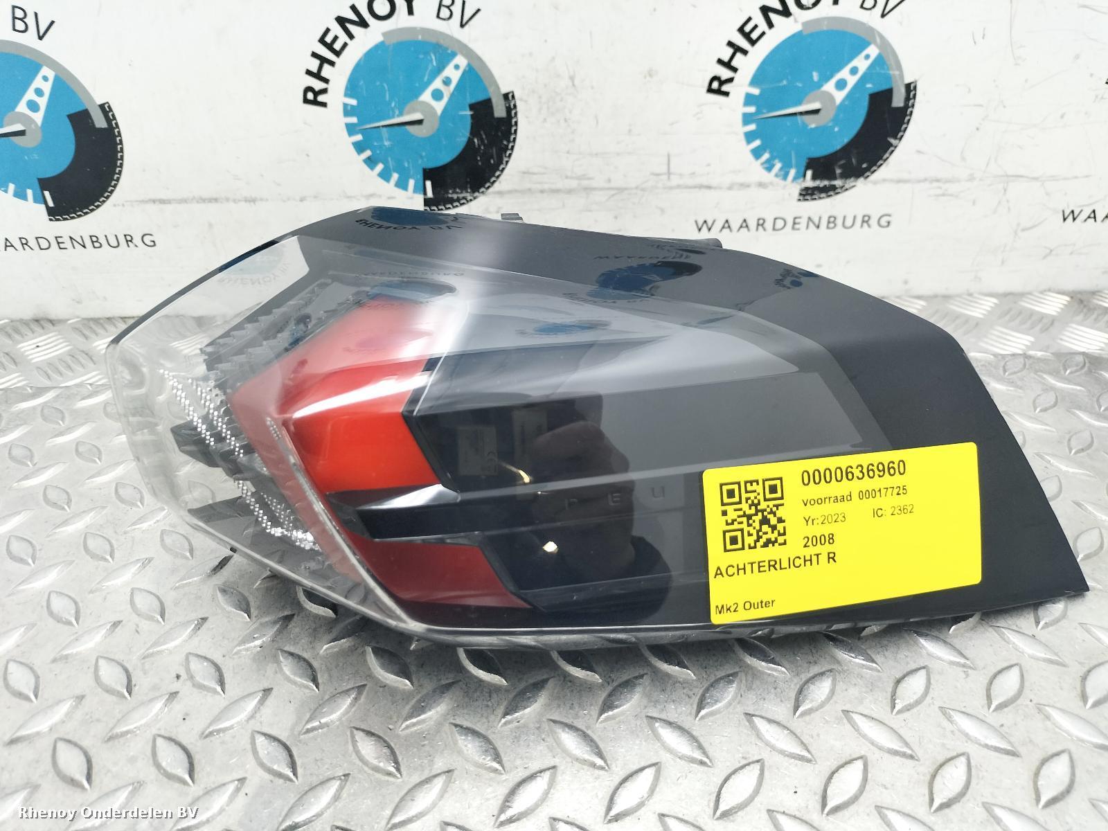 Bekijk Auto-onderdeel ACHTERLICHT R PEUGEOT 2008 2023