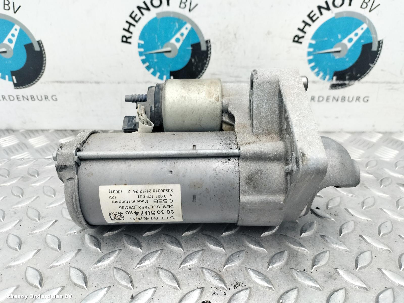View Auto part Starter Motor PEUGEOT 408 2023