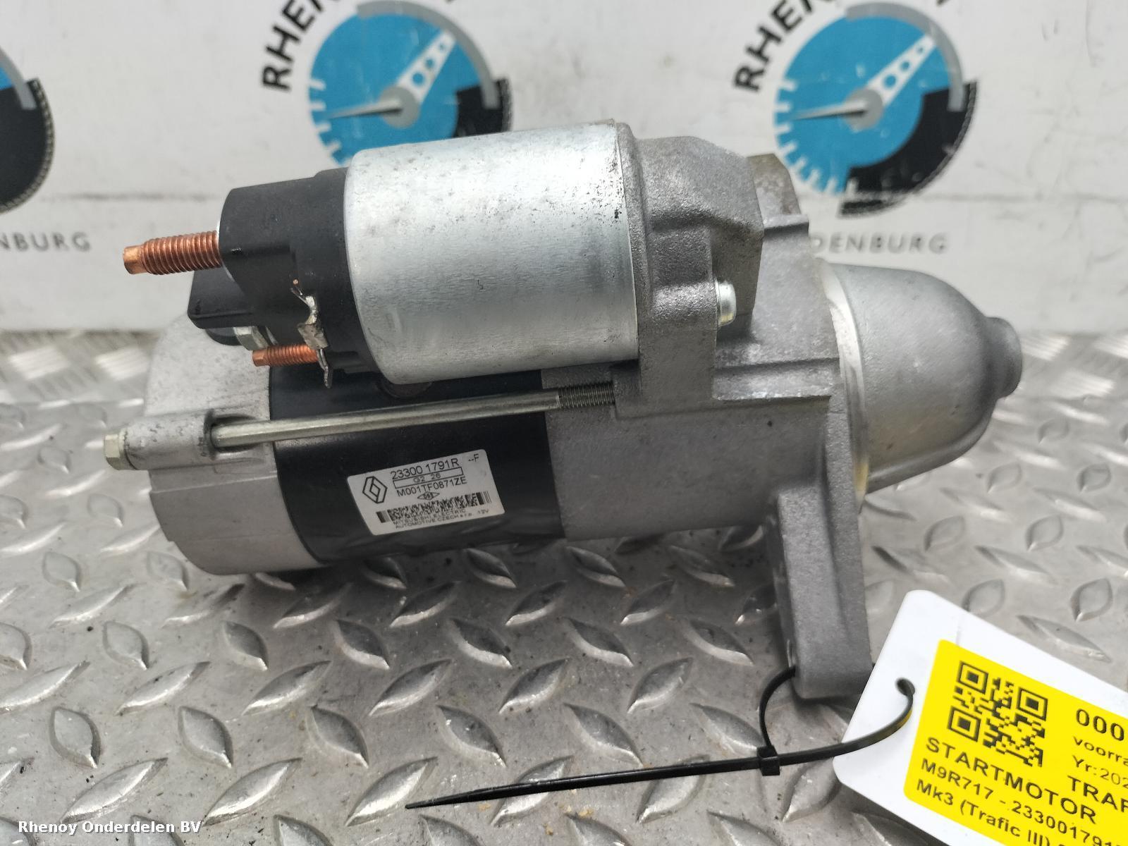 View Auto part Starter Motor RENAULT TRAFIC 2022