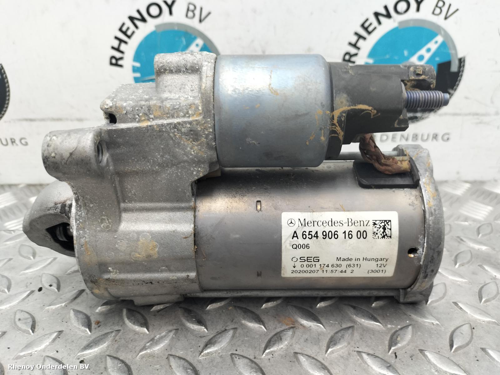 View Auto part Starter Motor MERCEDES CLA 2022