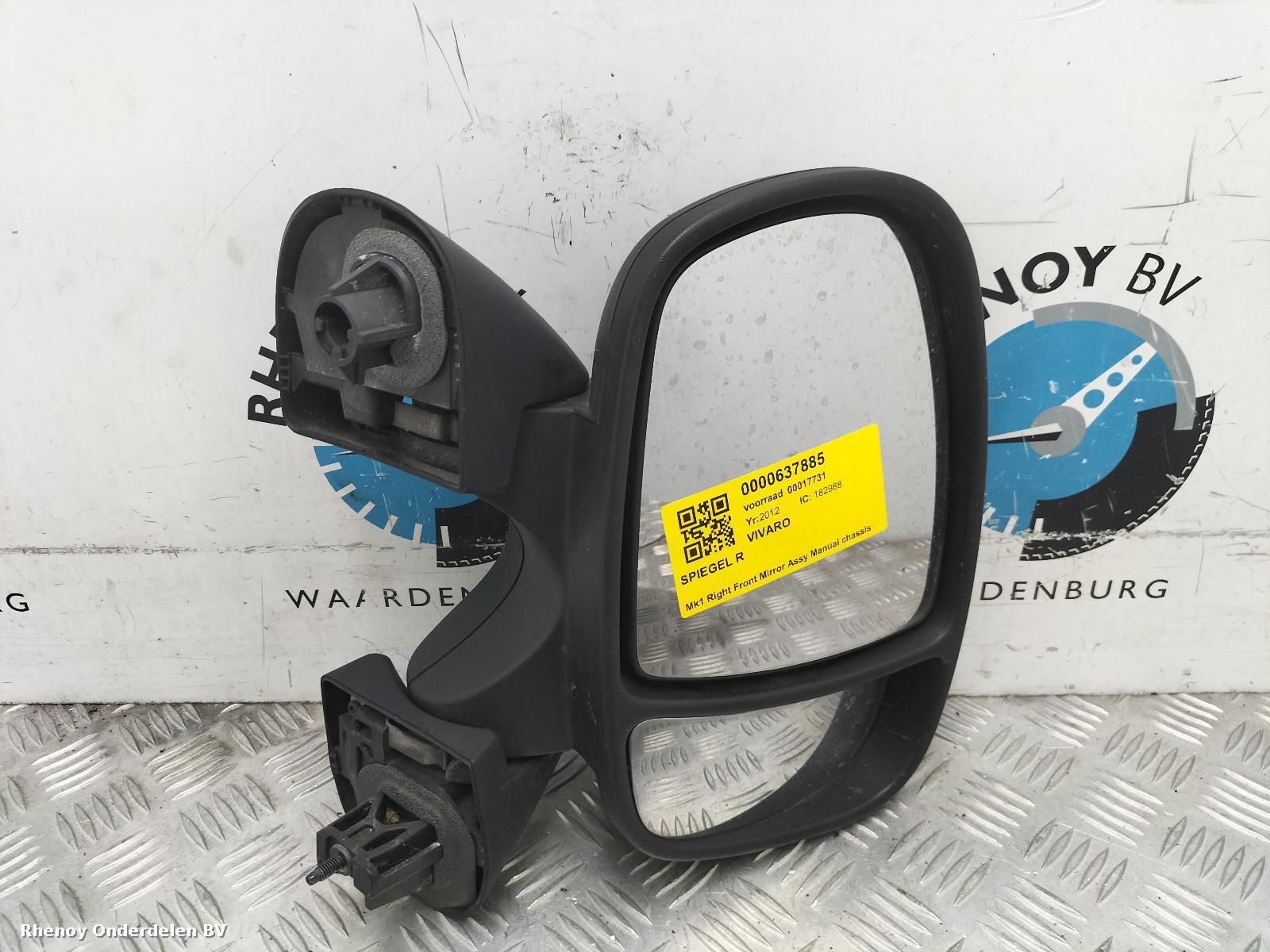 View Auto part R Door Mirror VAUXHALL / OPEL VIVARO 2012