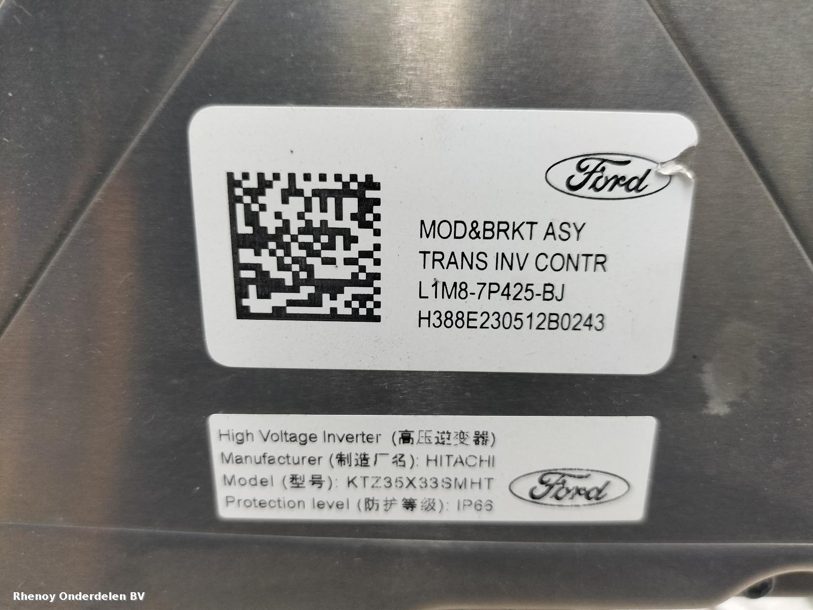 2023 FORD EXPLORER EV / HYBRIDE ELEKTRONISCHE OMVORMER View Auto part EV / HYBRIDE ELEKTRONISCHE OMVORMER FORD EXPLORER 2023
