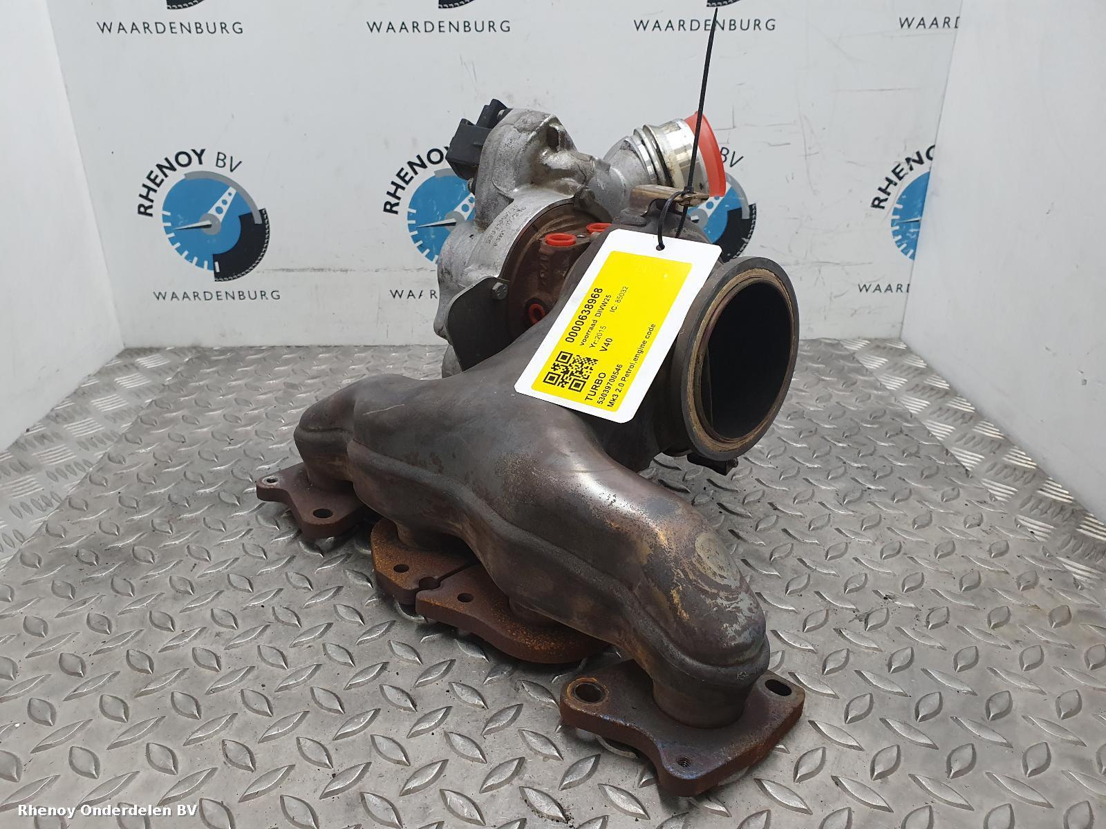 View Auto part TURBO VOLVO V40 2015