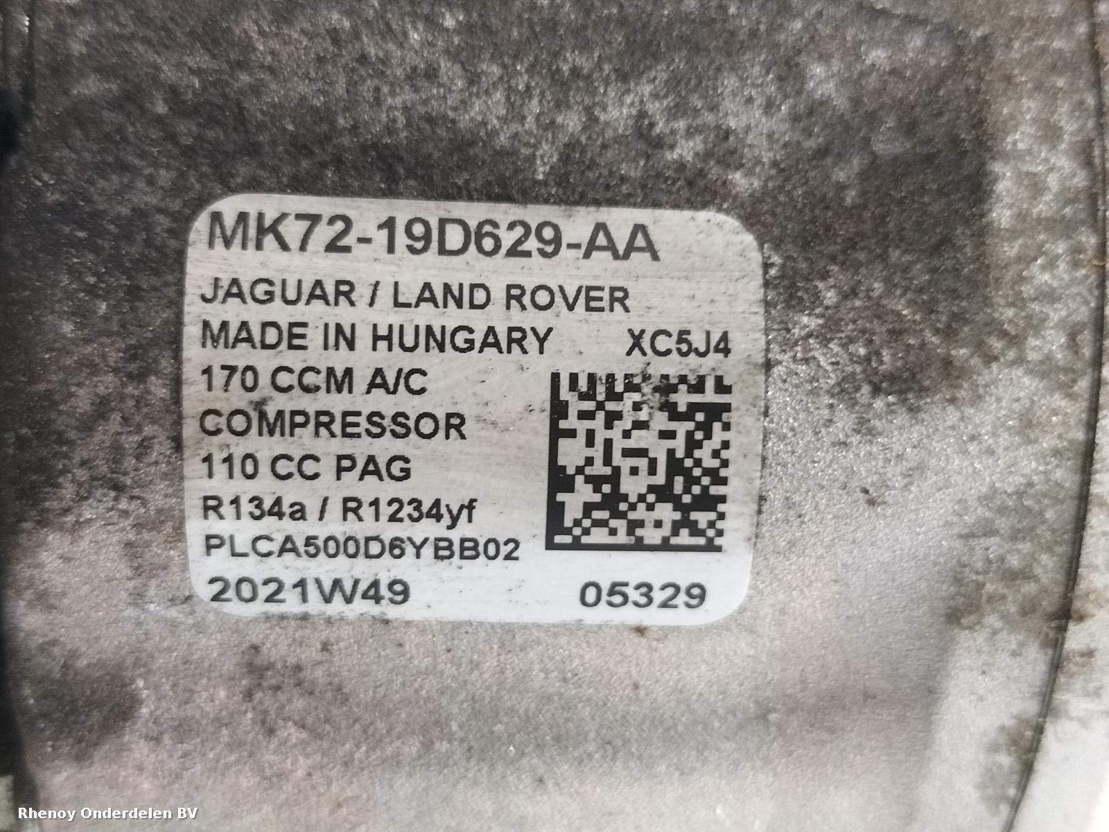 View Auto part AIRCO COMPRESSOR / AIRCOPOMP JAGUAR E PACE 2023