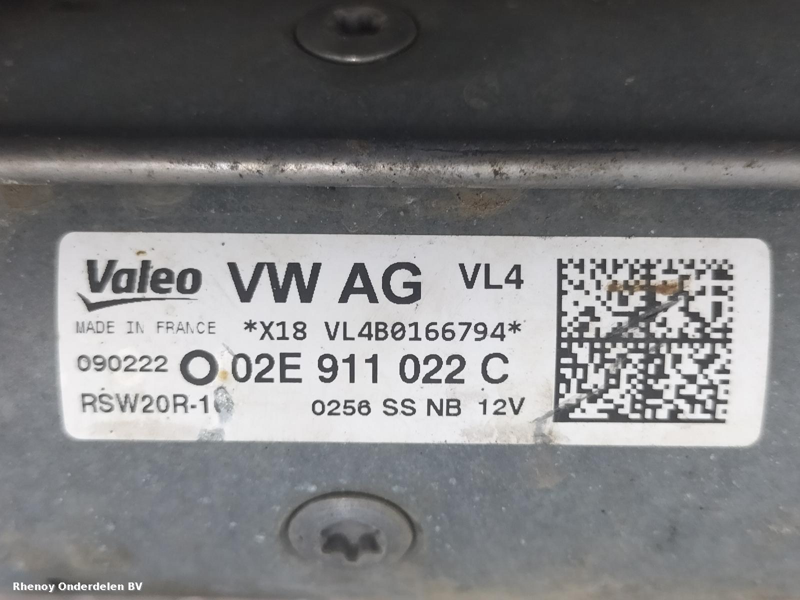 View Auto part STARTMOTOR VOLKSWAGEN GOLF 2021