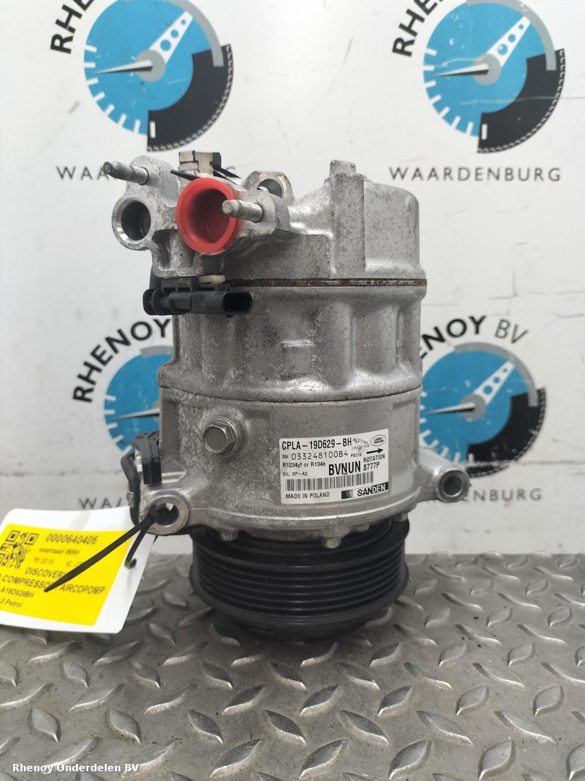 Bekijk Auto-onderdeel AIRCO COMPRESSOR / AIRCOPOMP LAND ROVER DISCOVERY 2018