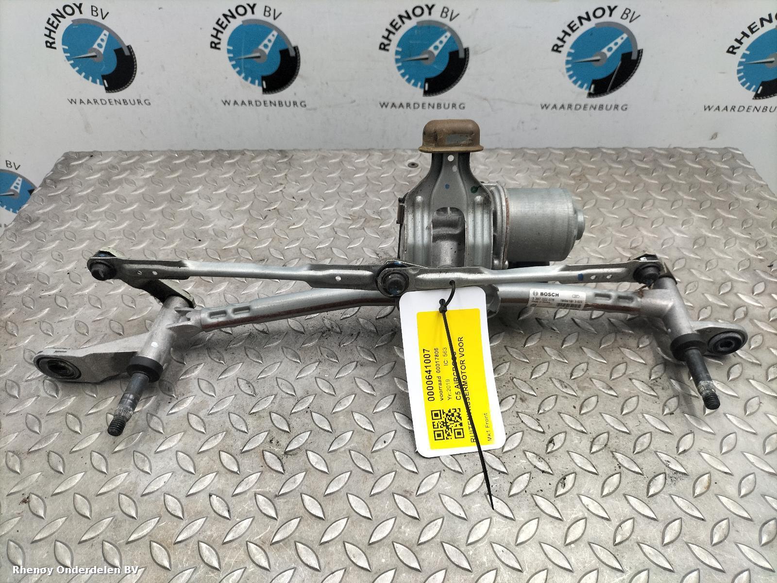 View Auto part Wiper Motor Front CITROEN C5 AIRCROSS 2019
