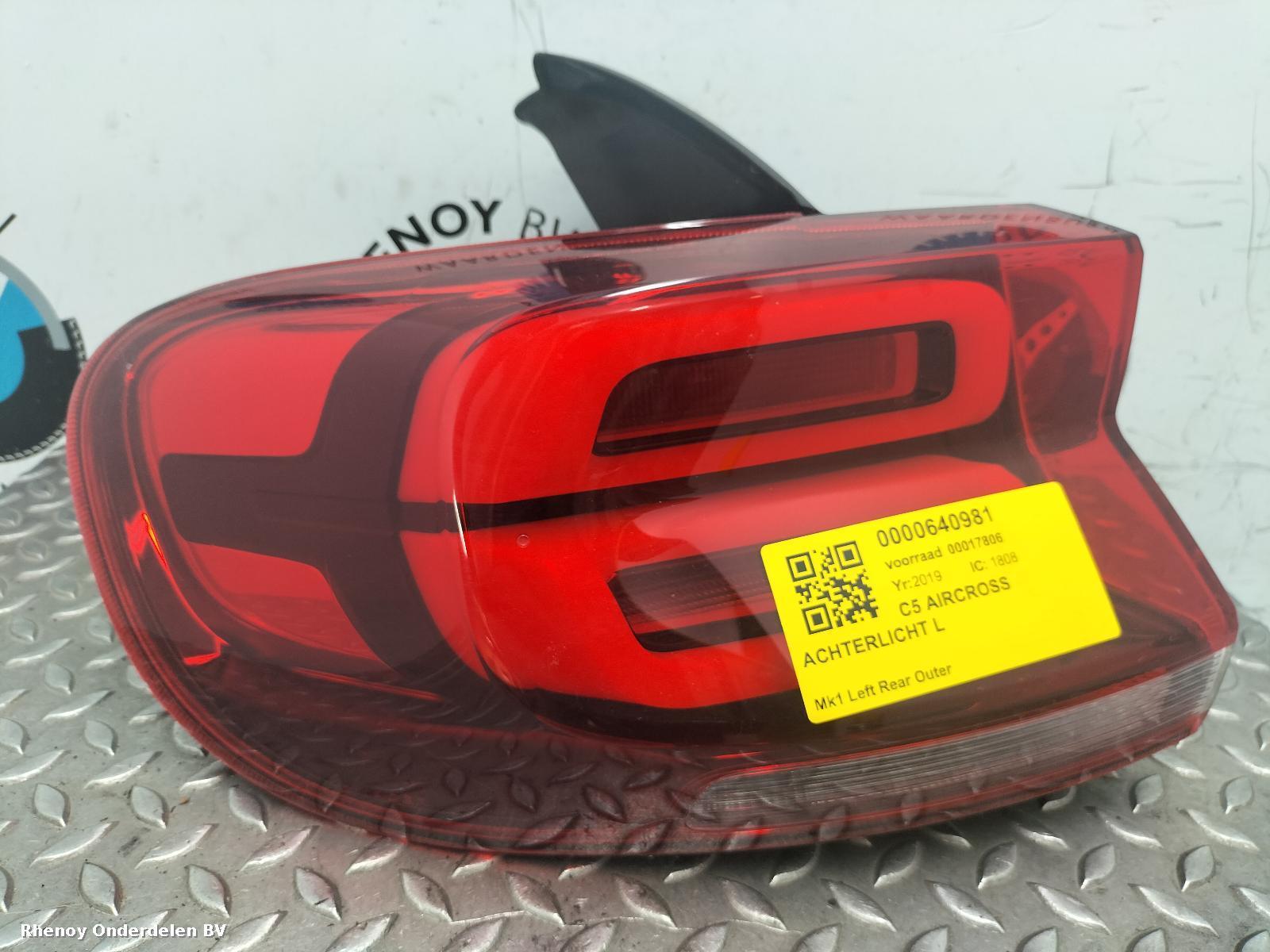 Bekijk Auto-onderdeel ACHTERLICHT L CITROEN C5 AIRCROSS 2019