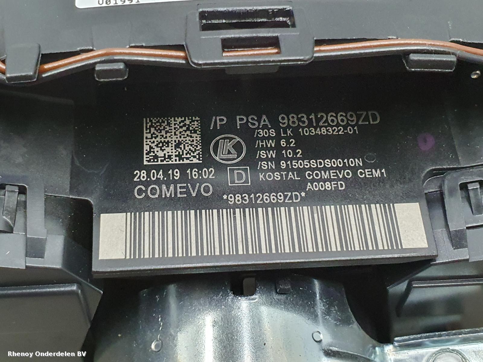 View Auto part AIRBAG SET CITROEN C5 AIRCROSS 2019