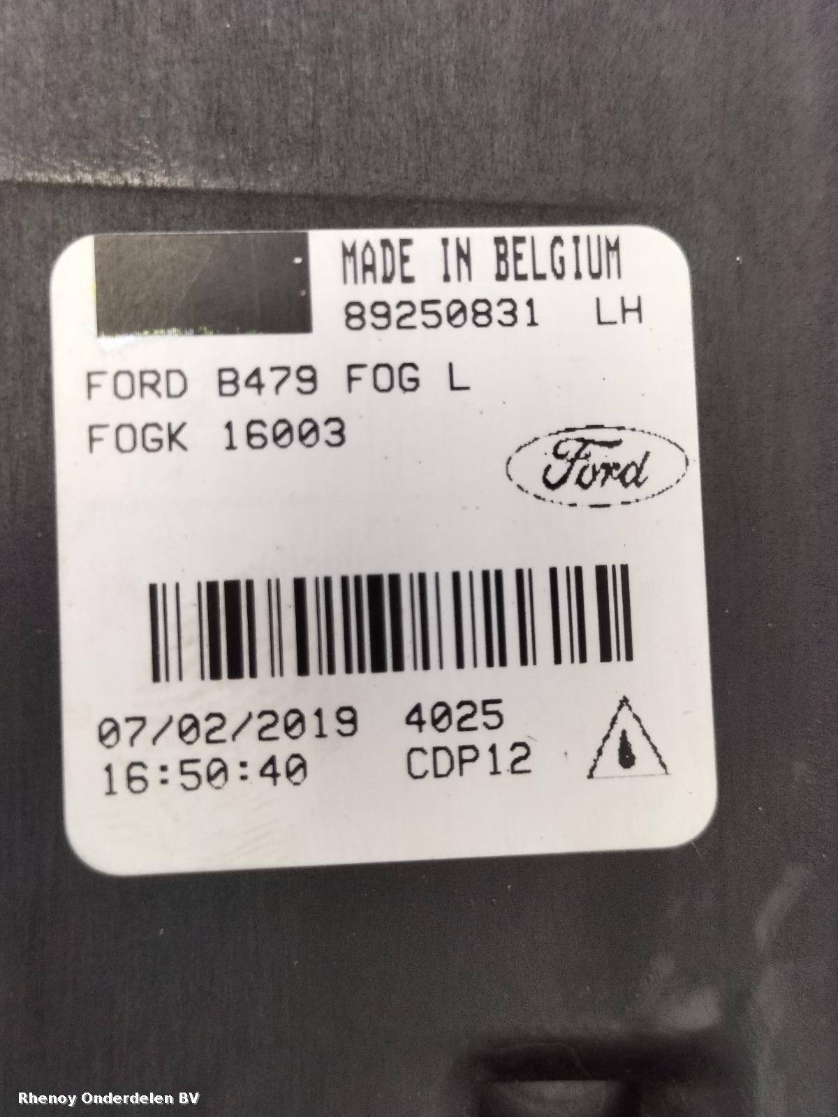 View Auto part MISTLAMP FORD FIESTA 2019